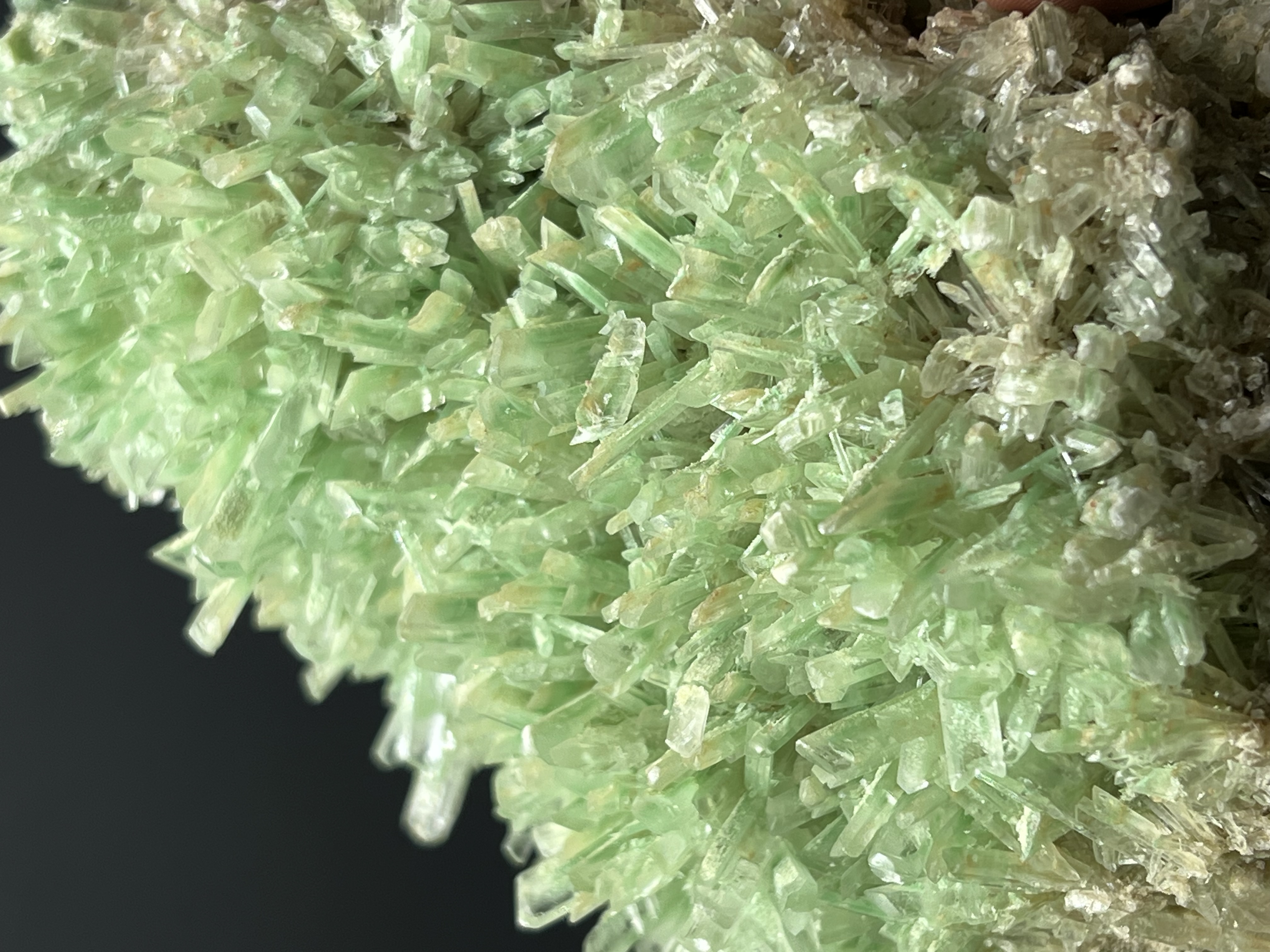 Very Very Special! Green Selenite Crystal