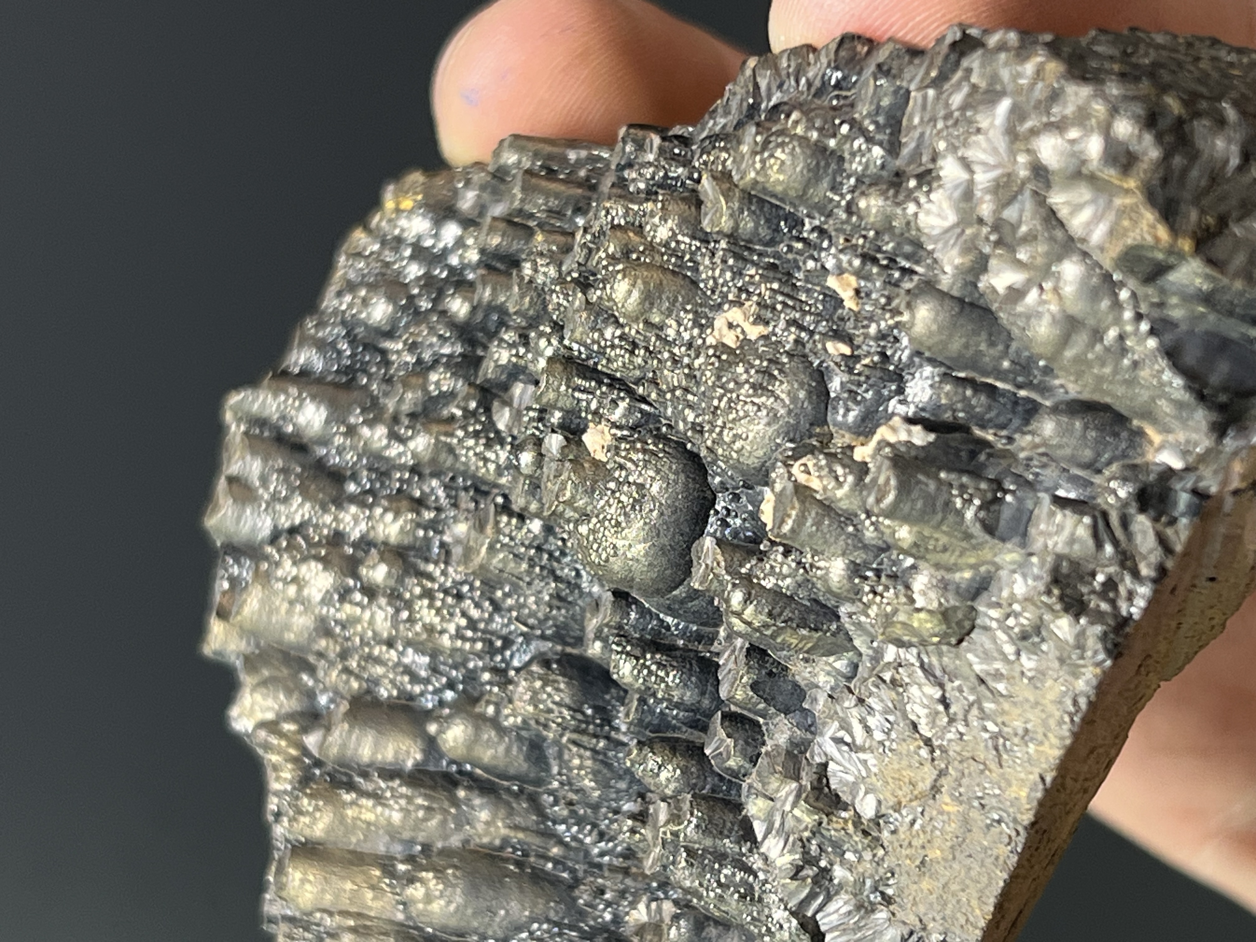 Museum Quality! Golden Color Small Stalactites Goethite 