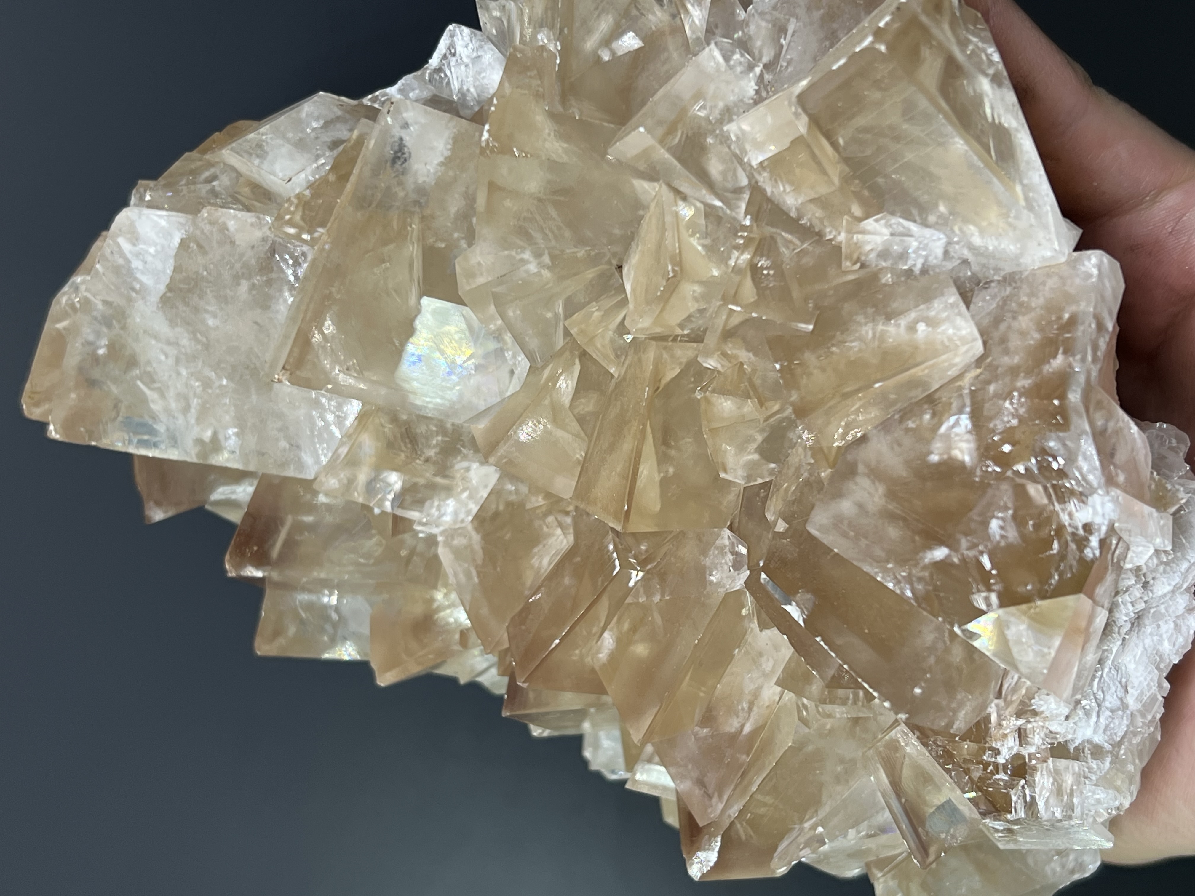 Very Special Clear Honey Crystal Calcite