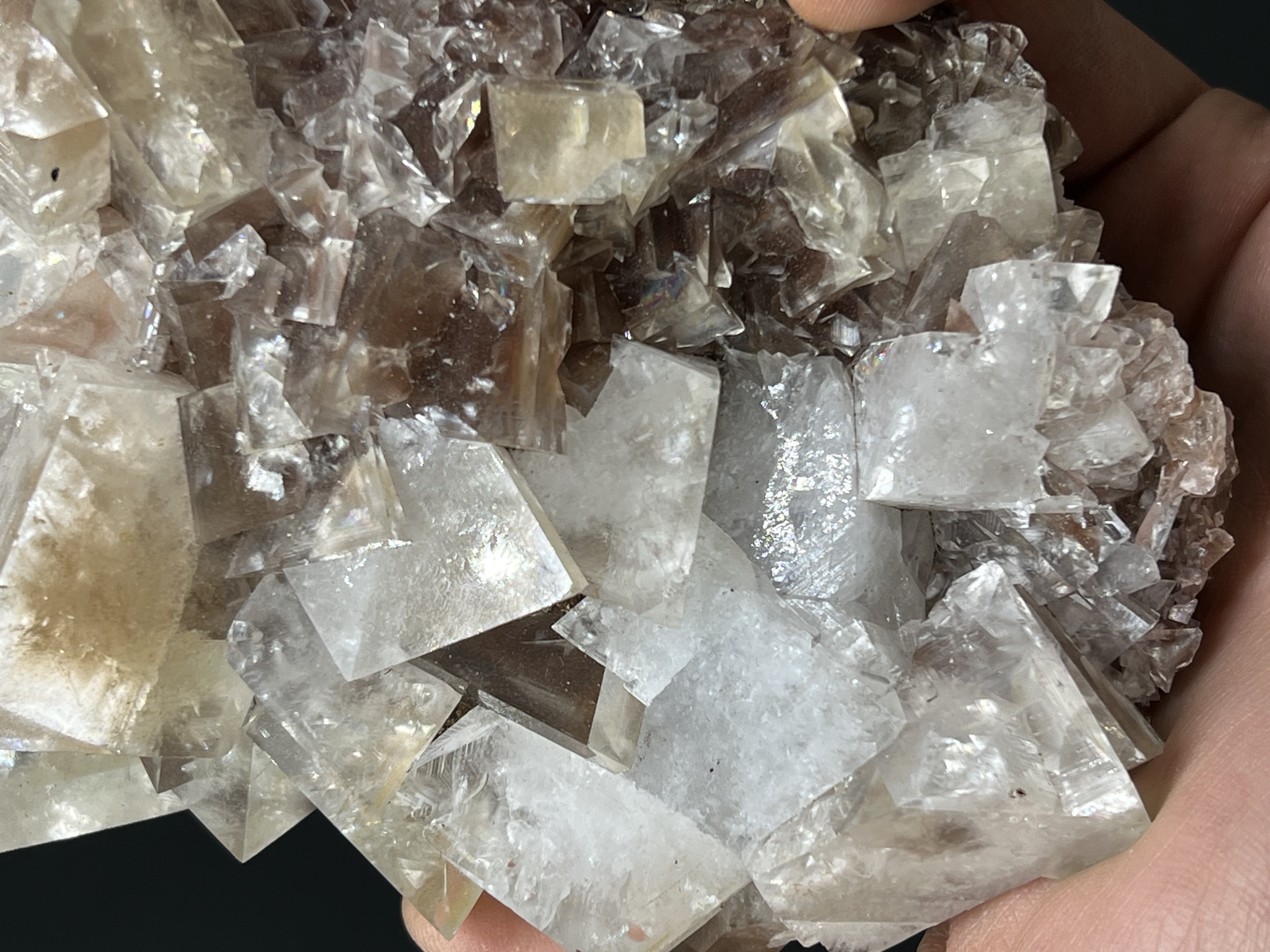 Very Unique! Clear Crystal Calcite Specimen