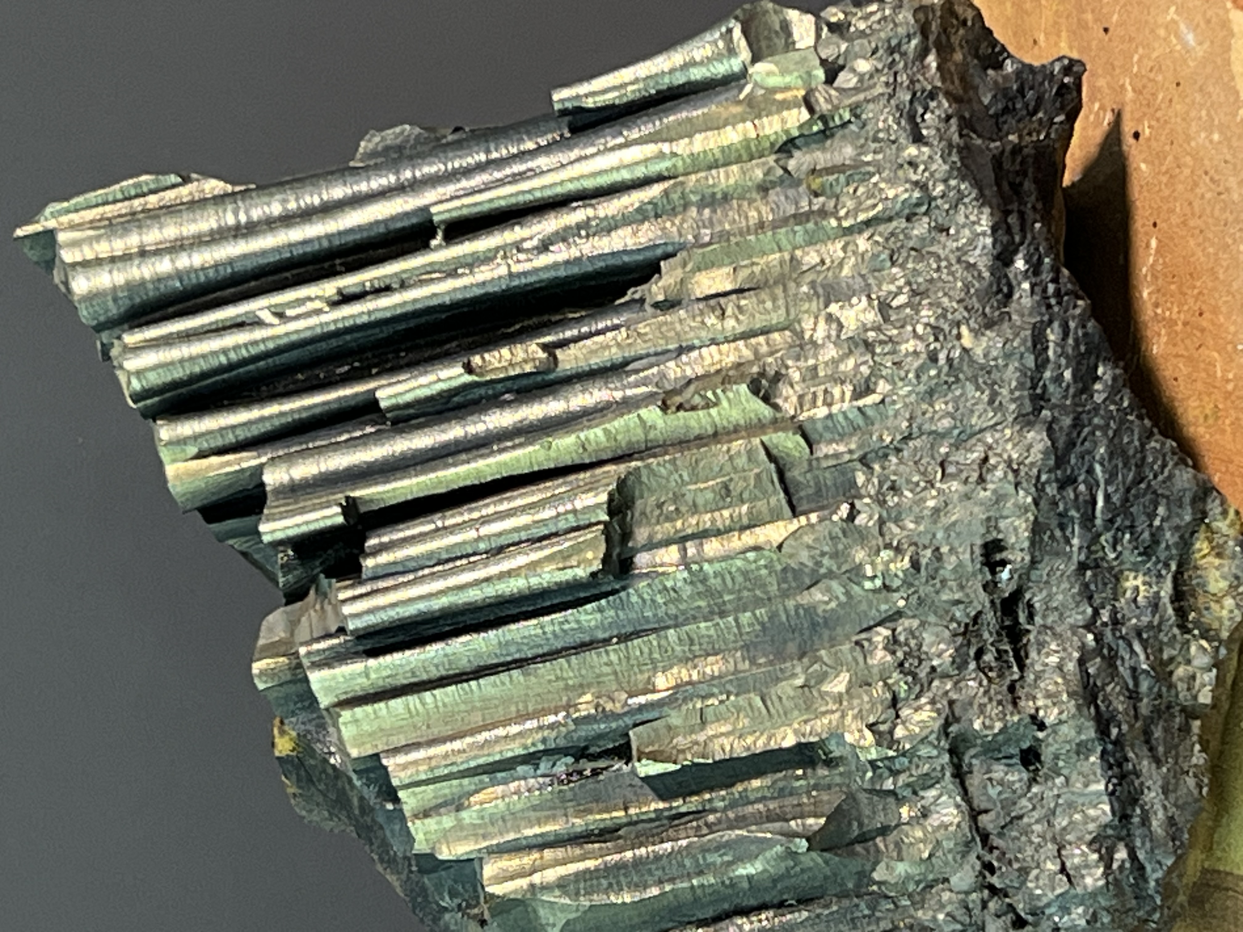 Museum Quality! Showy And Special Golden Color Stalactite Goethite 