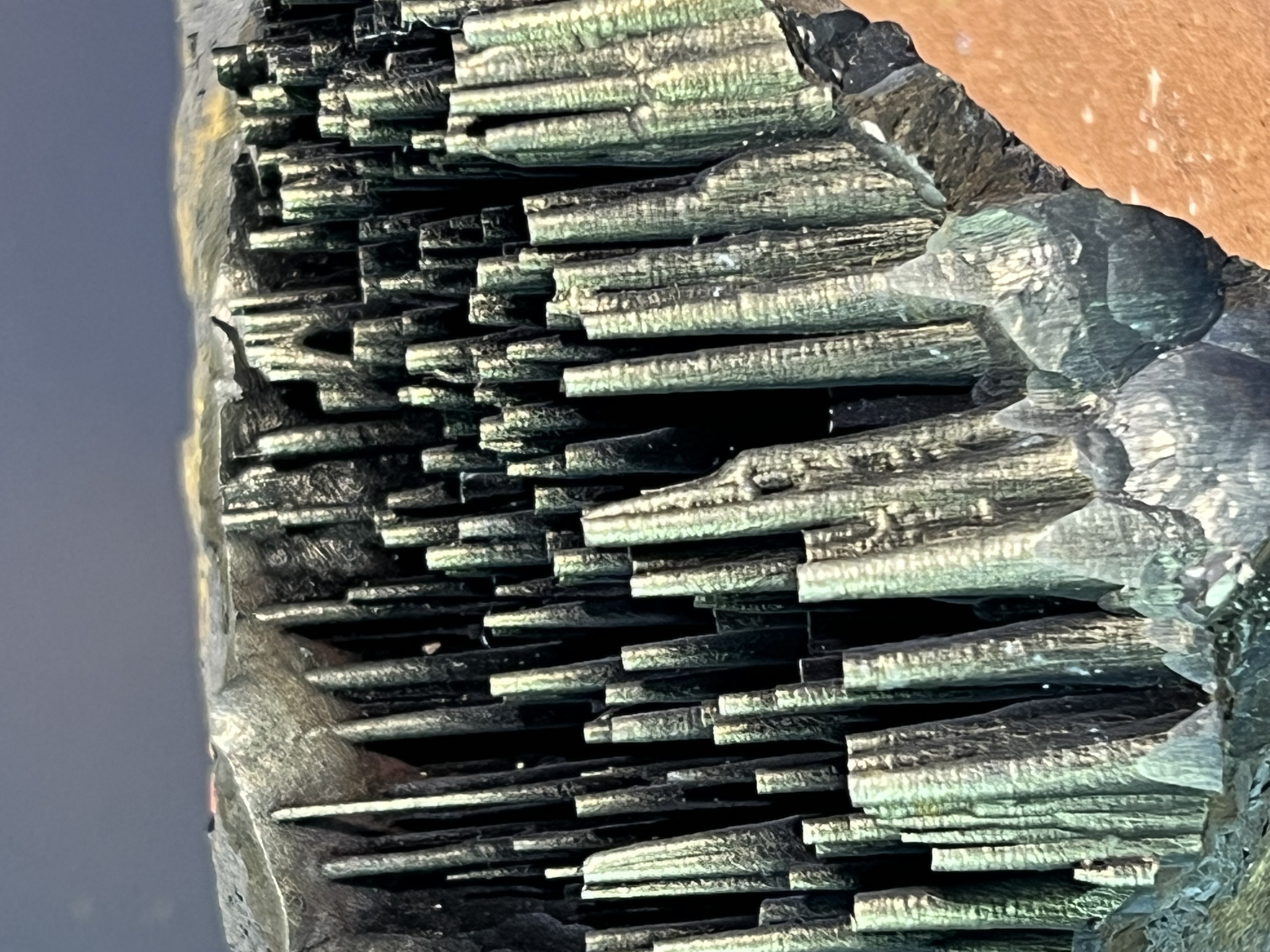 Museum Quality! Very Special And Showy Golden Color Stalactite Goethite 