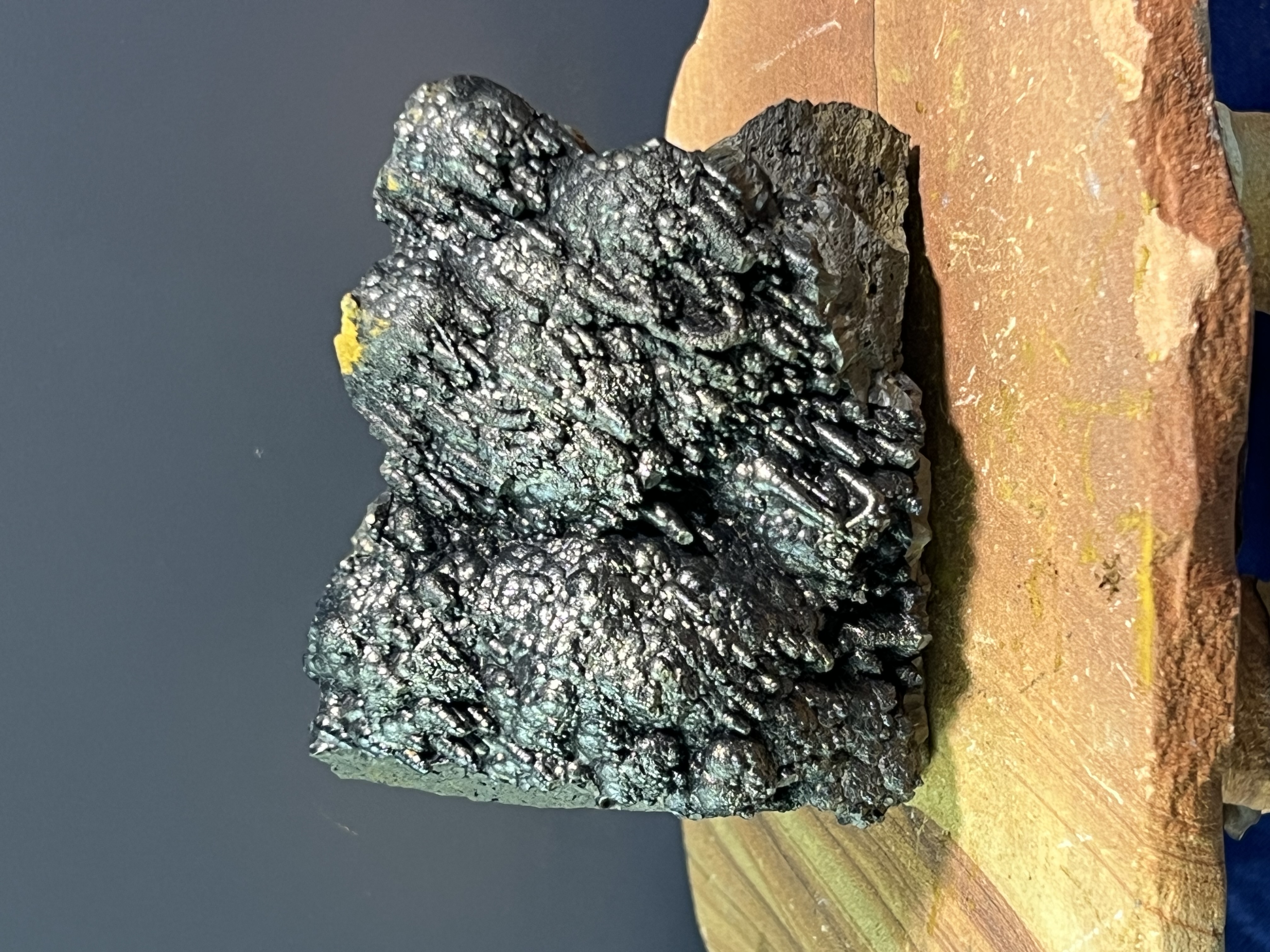 Museum Quality Stalactite And Botryoidal Formation Golden Color Goethite