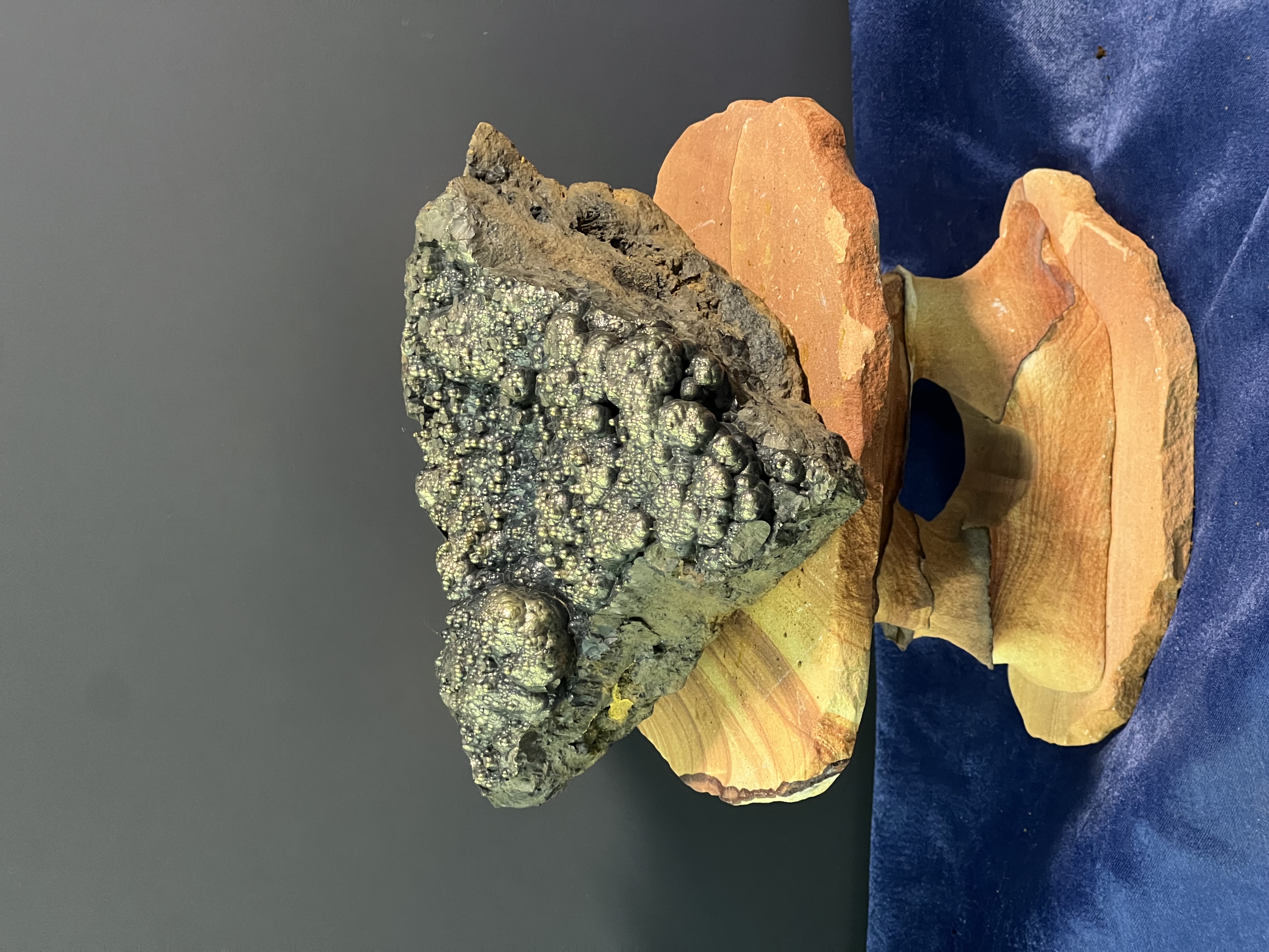 Museum Quality Very Special Golden Color Botryoidal Goethite