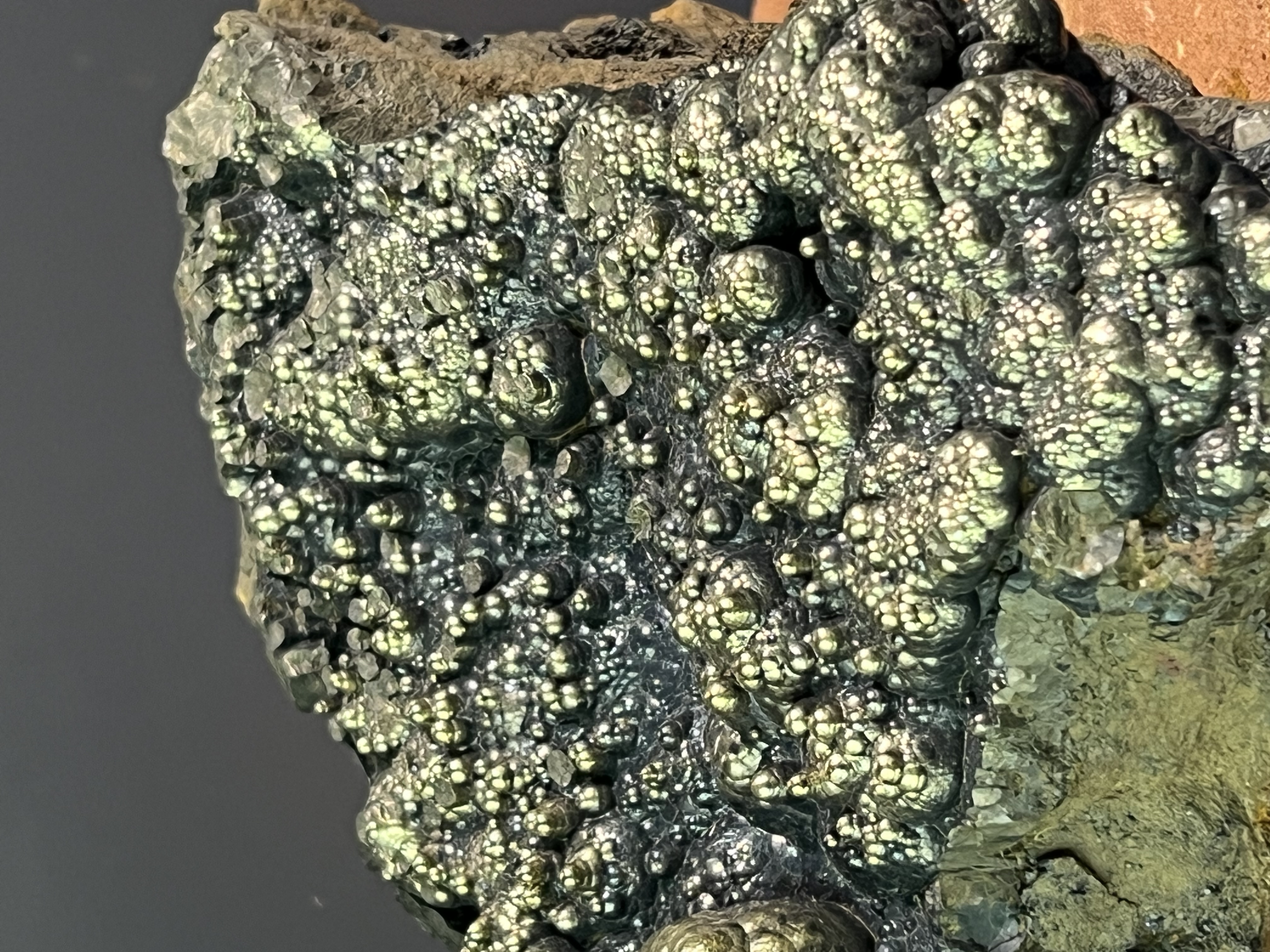 Museum Quality Very Special Golden Color Botryoidal Goethite