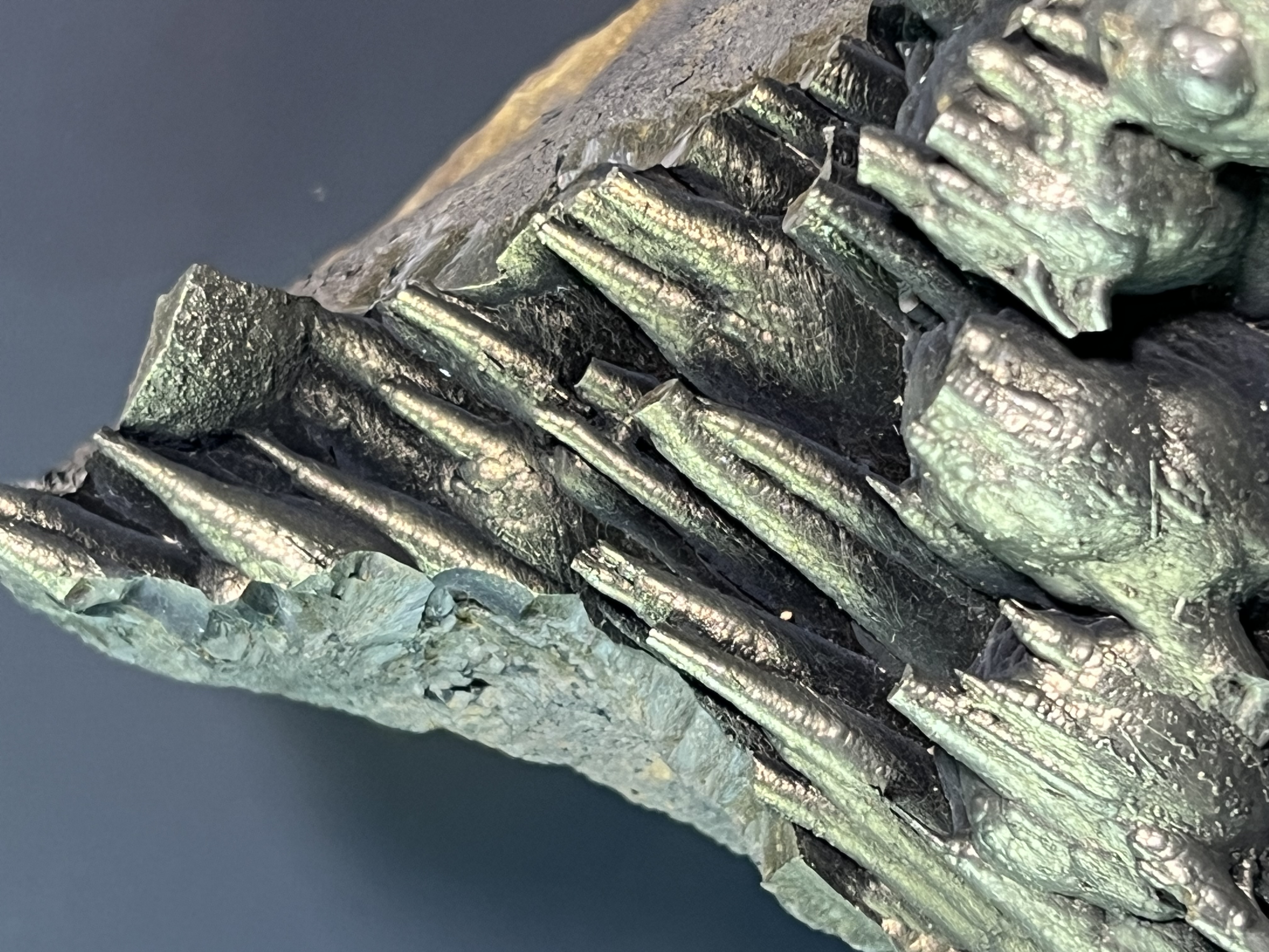 Very Showy Museum Quality Golden Color Stalactite Goethite 