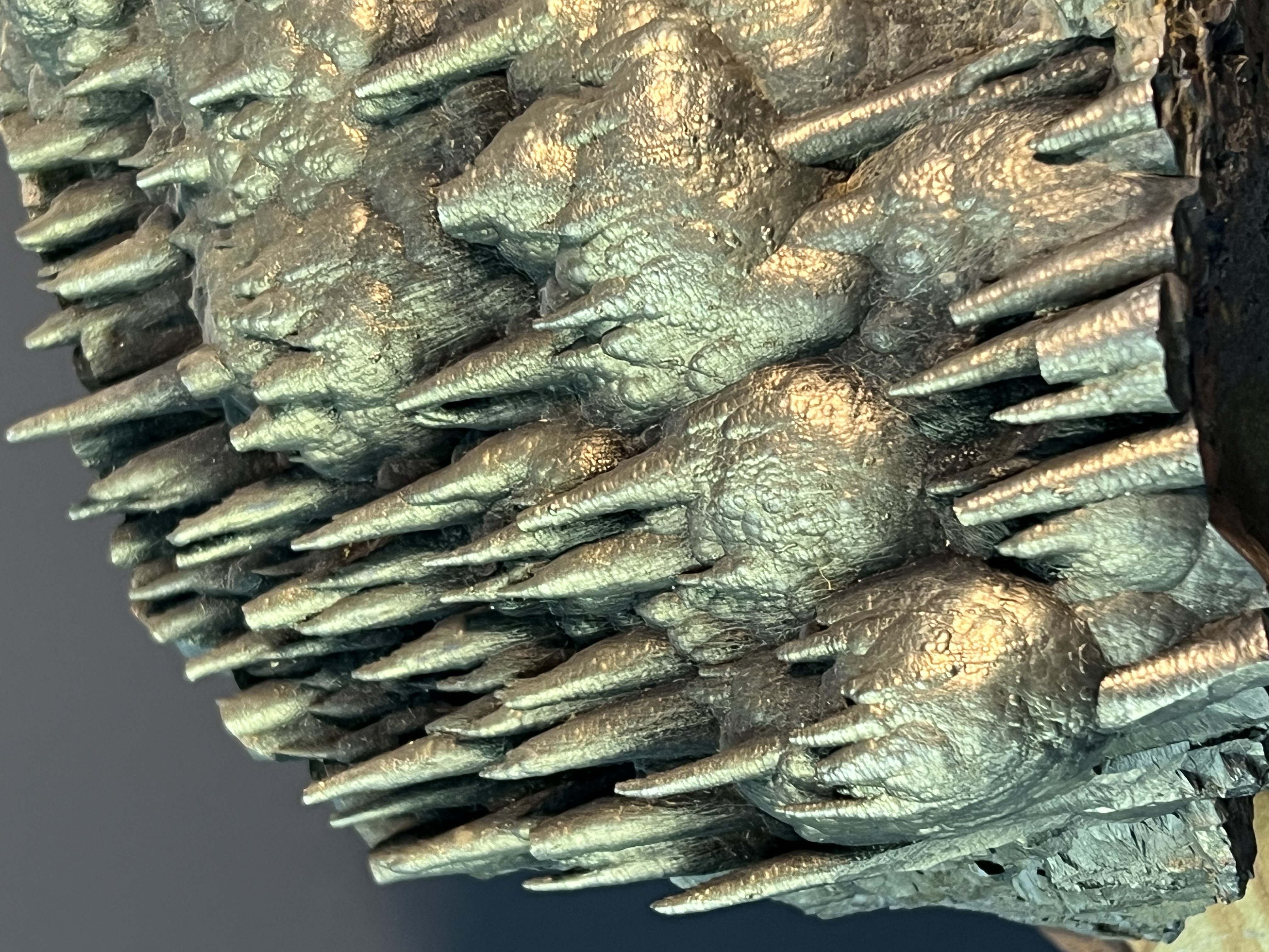 Museum Quality Very Special Golden Color Stalactite Goethite, For Special Collection 