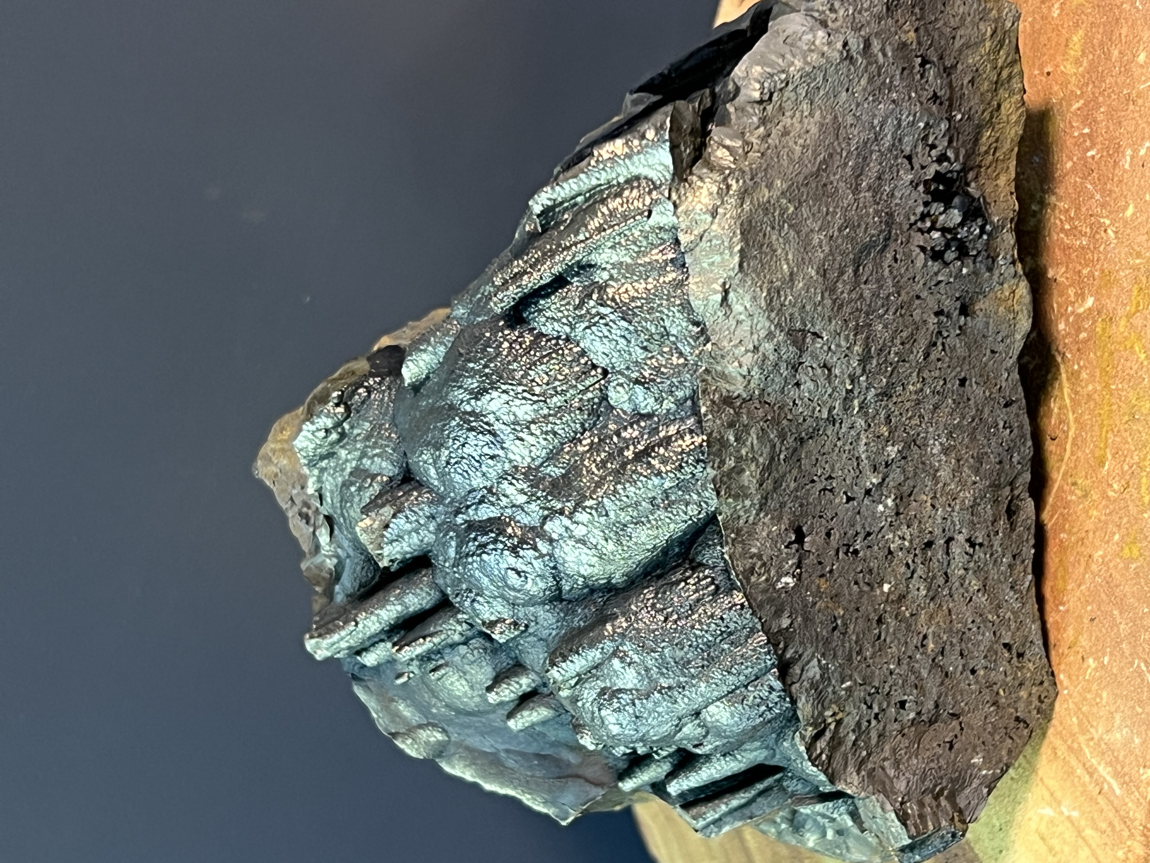 Botryoidal And Stalactite Formation Golden Color Goethite 