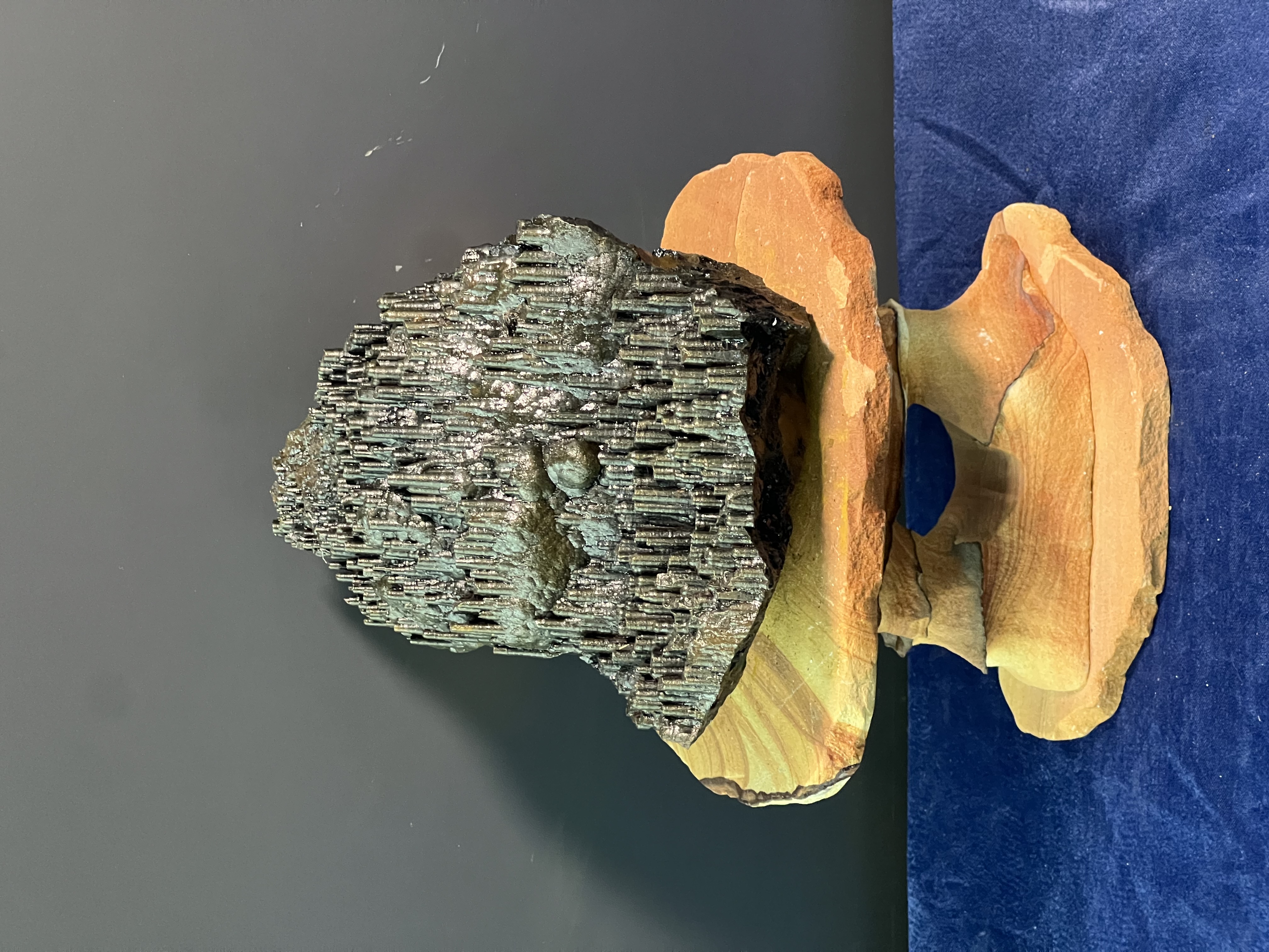 Museum Quality Very Very Special Golden Color Stalactite Goethite