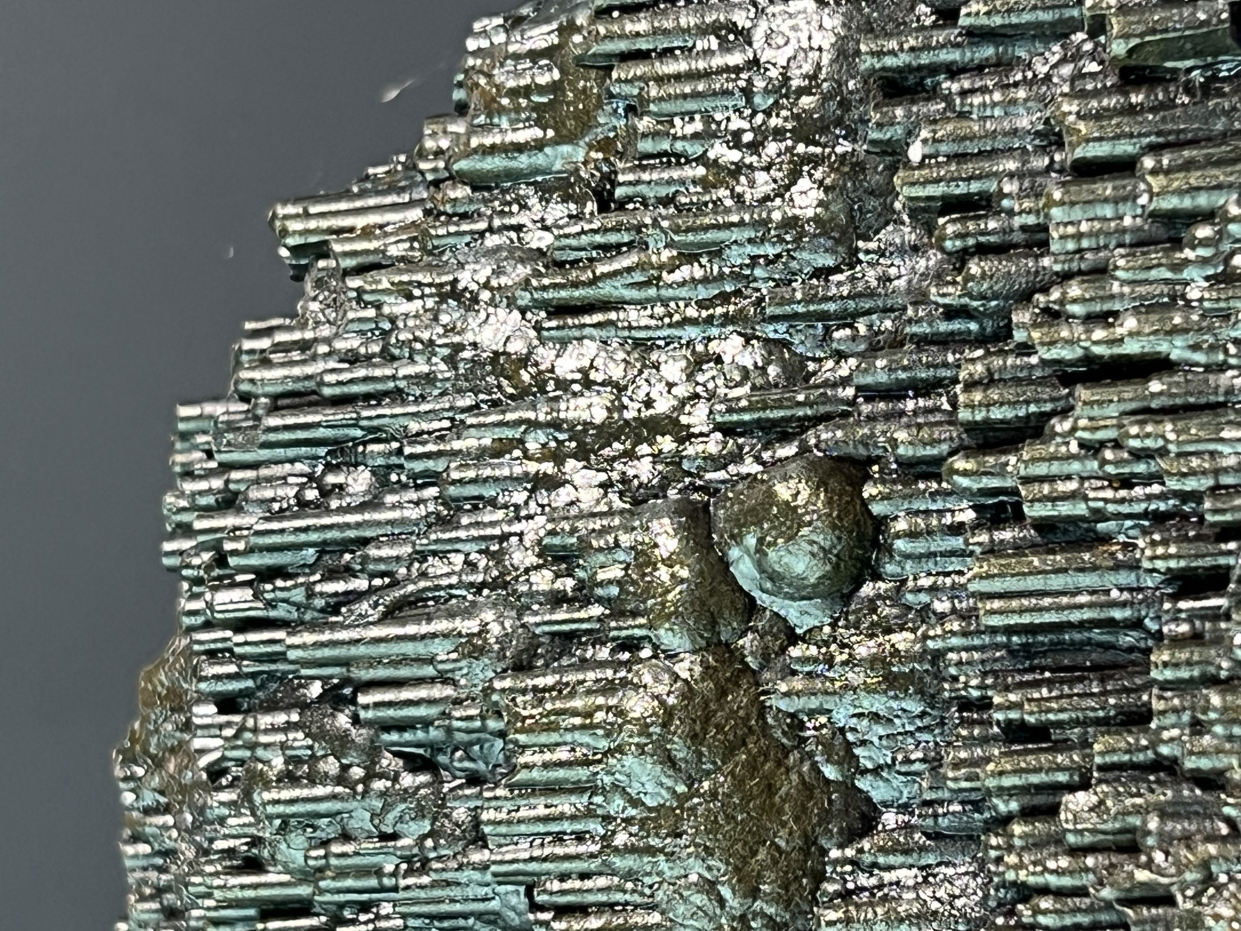 Museum Quality Very Very Special Golden Color Stalactite Goethite