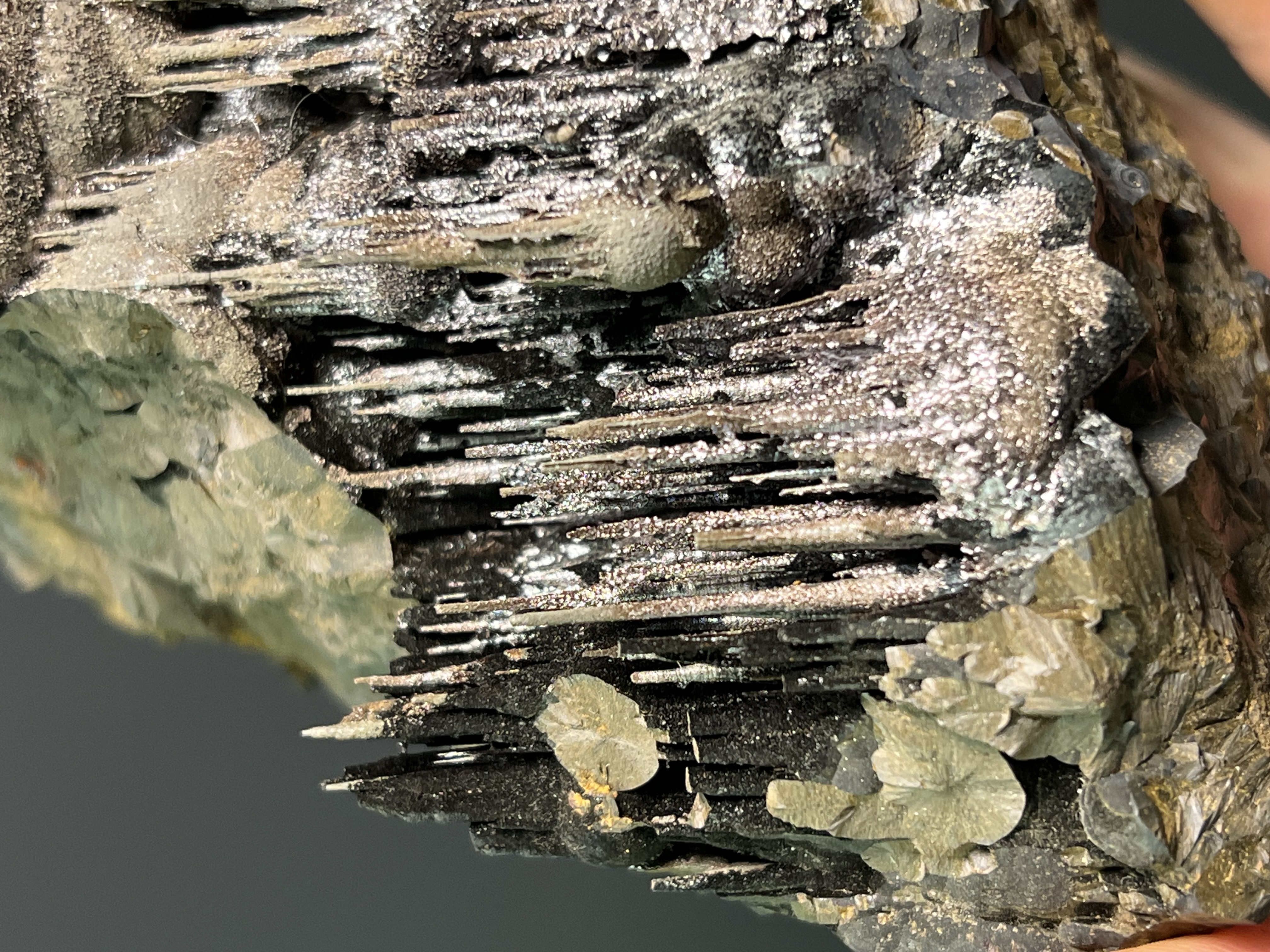 Very Special Museum Quality Specularite And Limonite With Stalactite Goethite 