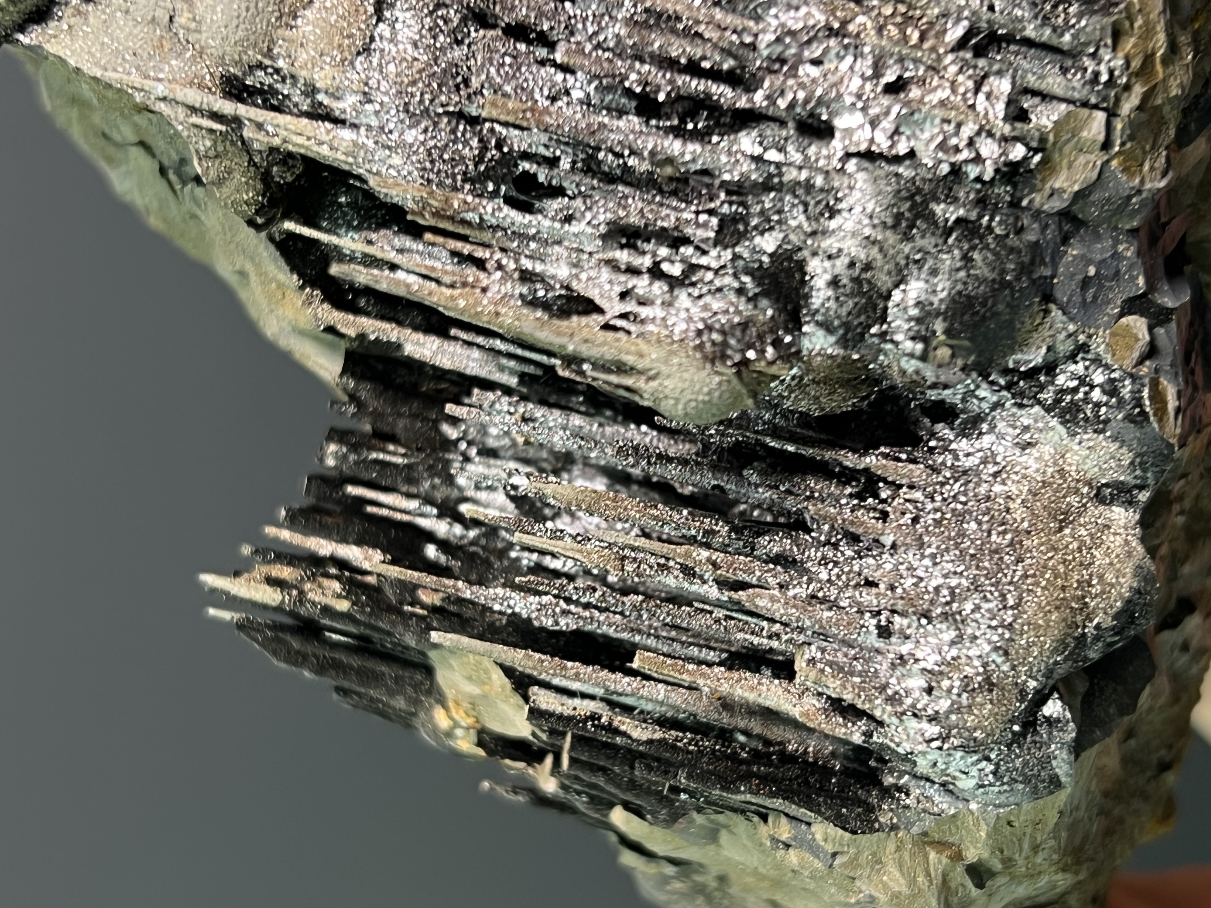 Very Special Museum Quality Specularite And Limonite With Stalactite Goethite 