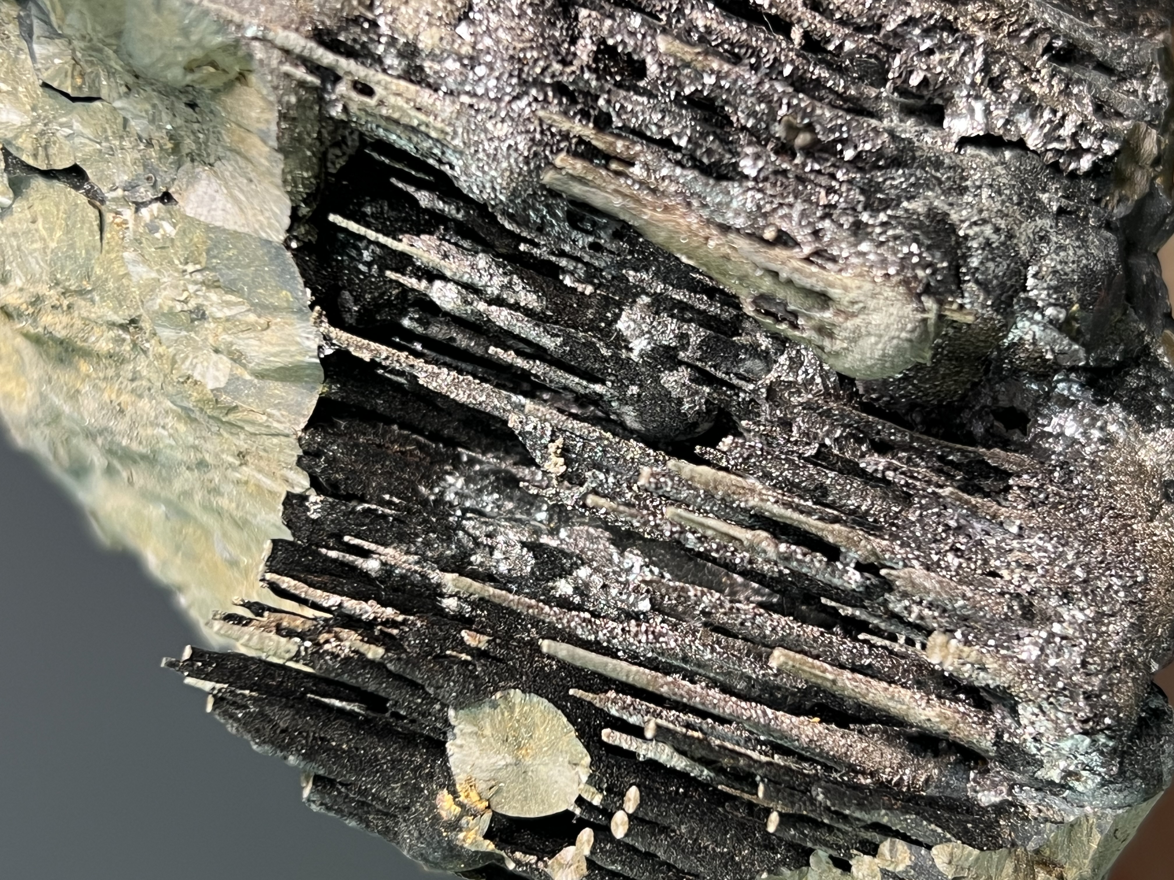 Very Special Museum Quality Specularite And Limonite With Stalactite Goethite 