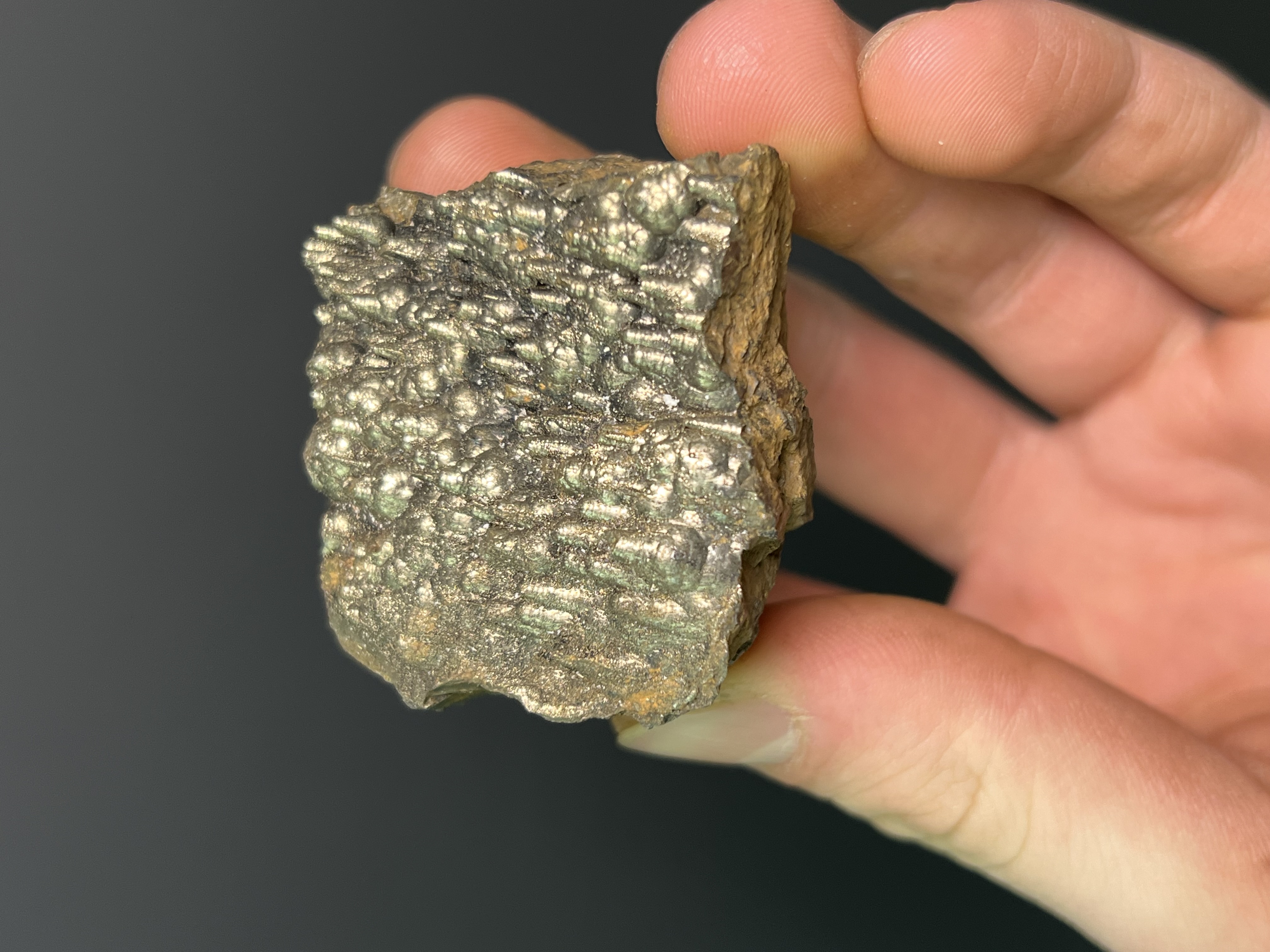 Very Special Golden Color Stalactite And Botryoidal Formation Goethite 