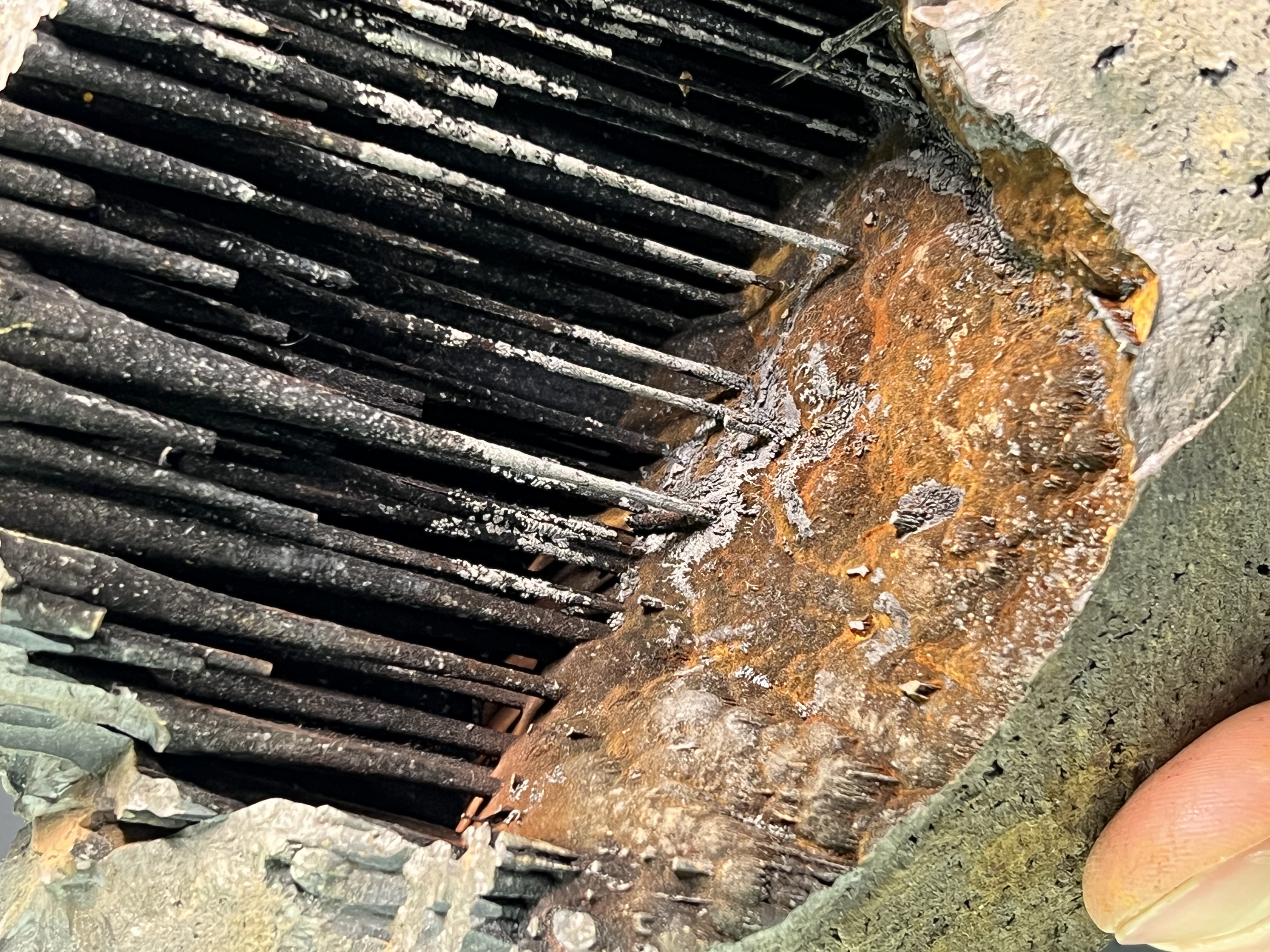 Museum Quality, Very Special Large Size Limonite And Specularite With Stalactite Goethite 