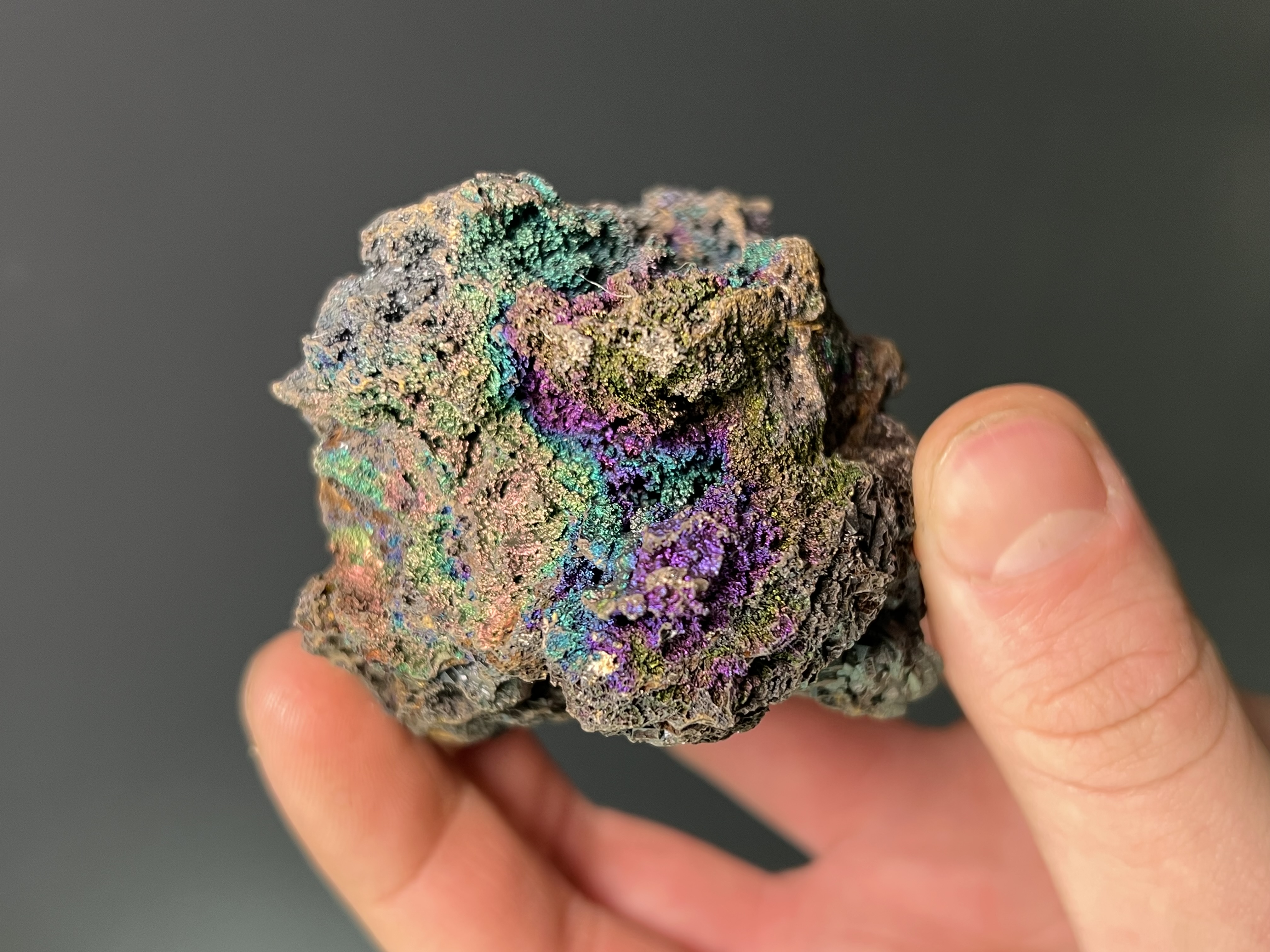 Special Piece, Colourful Turgite With Iron Siderite