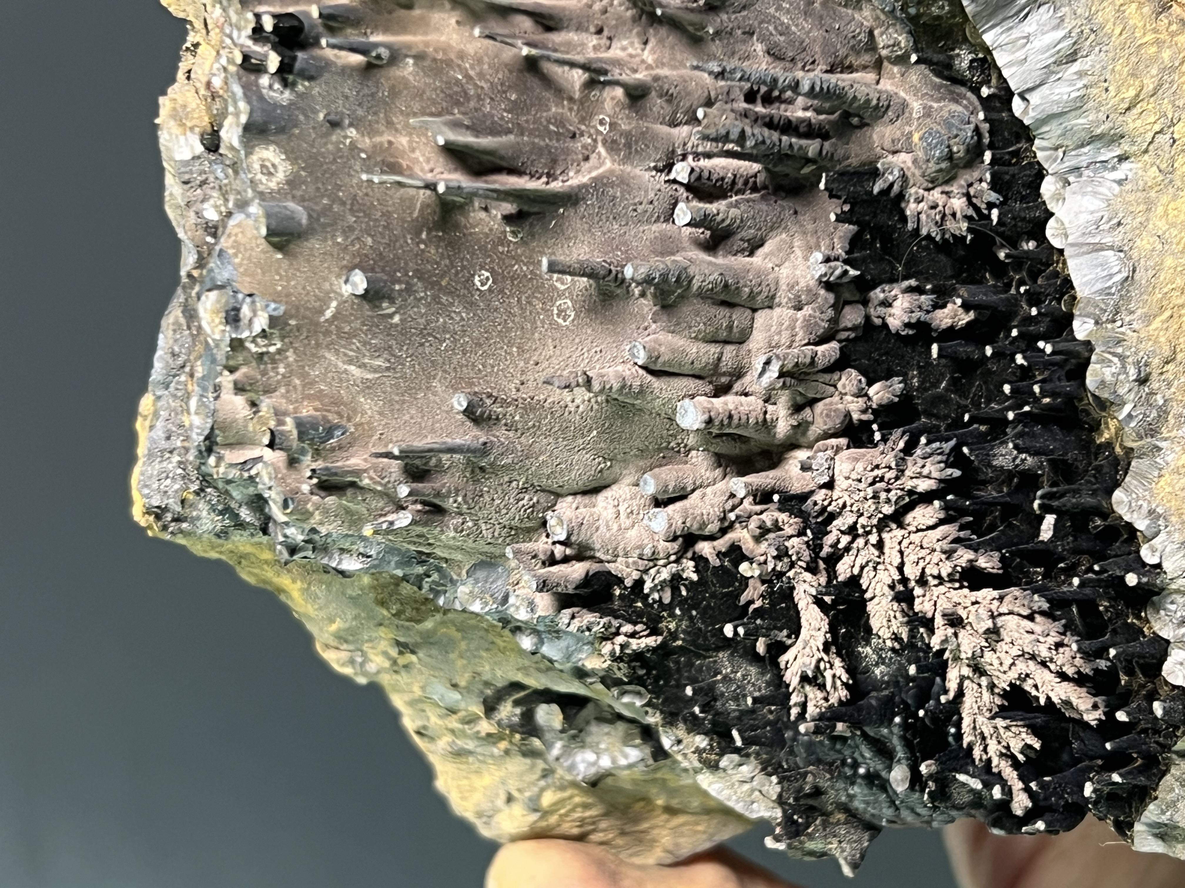 Special Formation Museum Quality Specularite With Stalactite Goethite