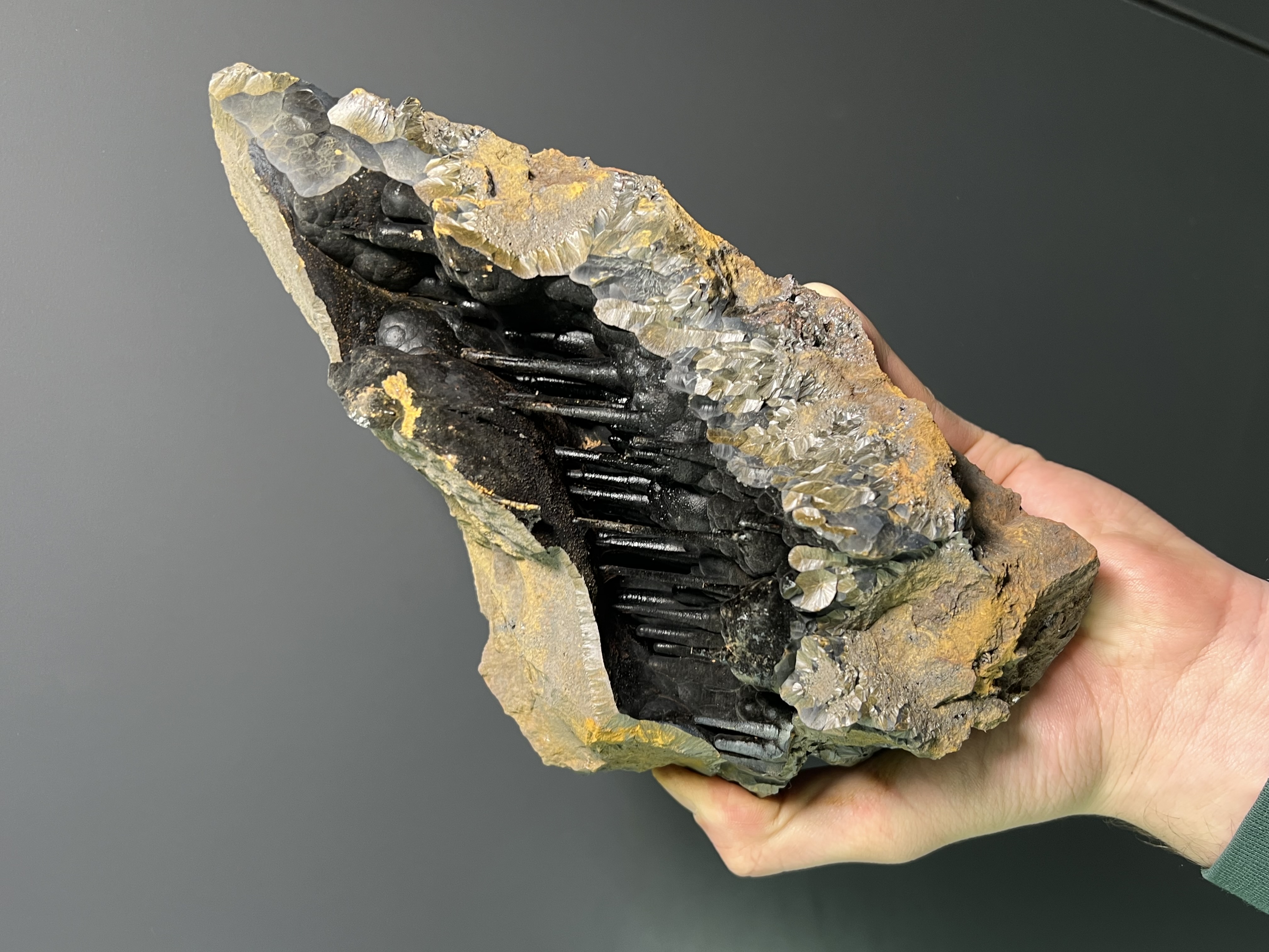 Cave Shaped Museum Quality Stalactite Goethite 