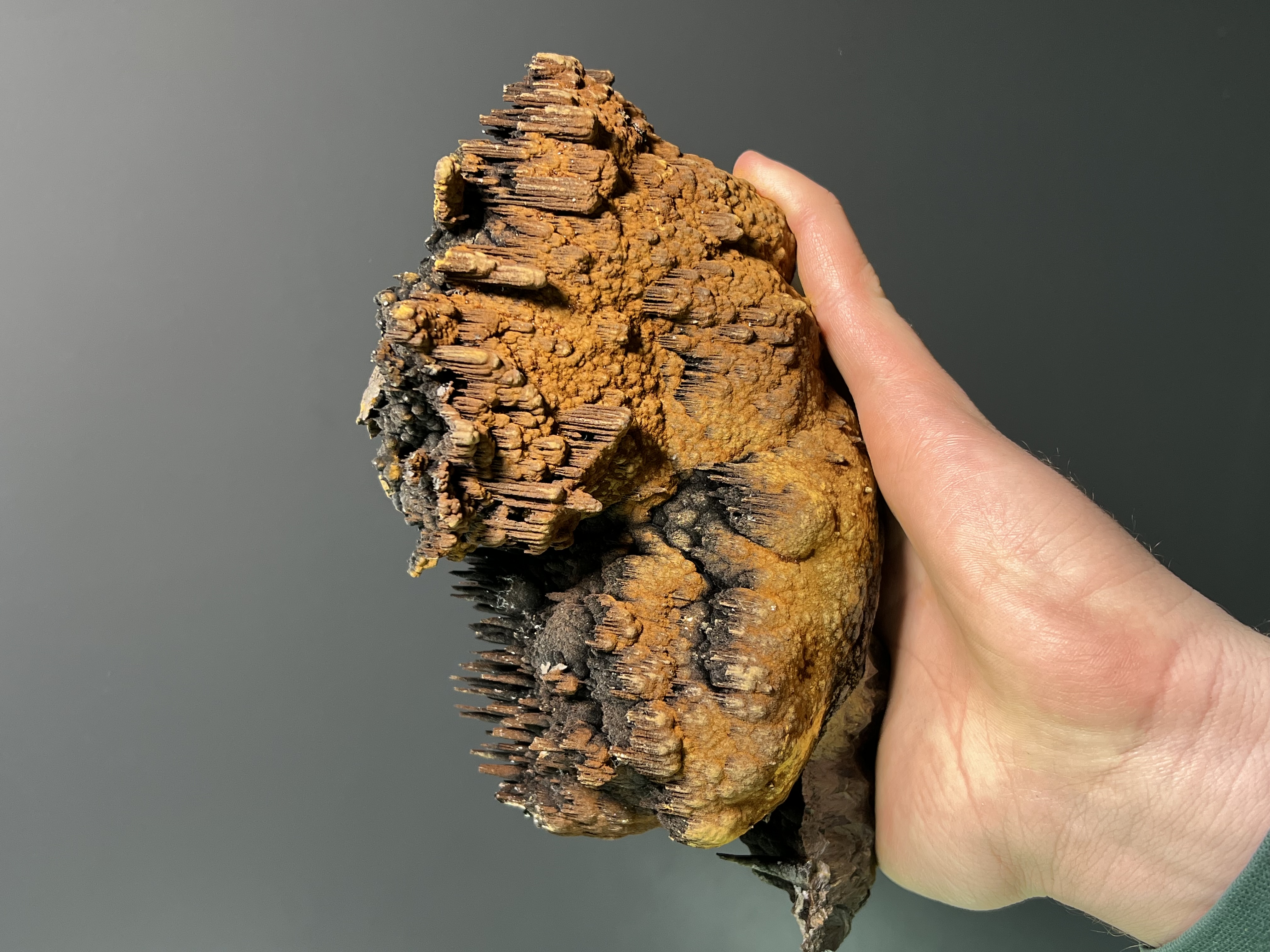 Museum Piece, Limonite With Stalactite Goethite