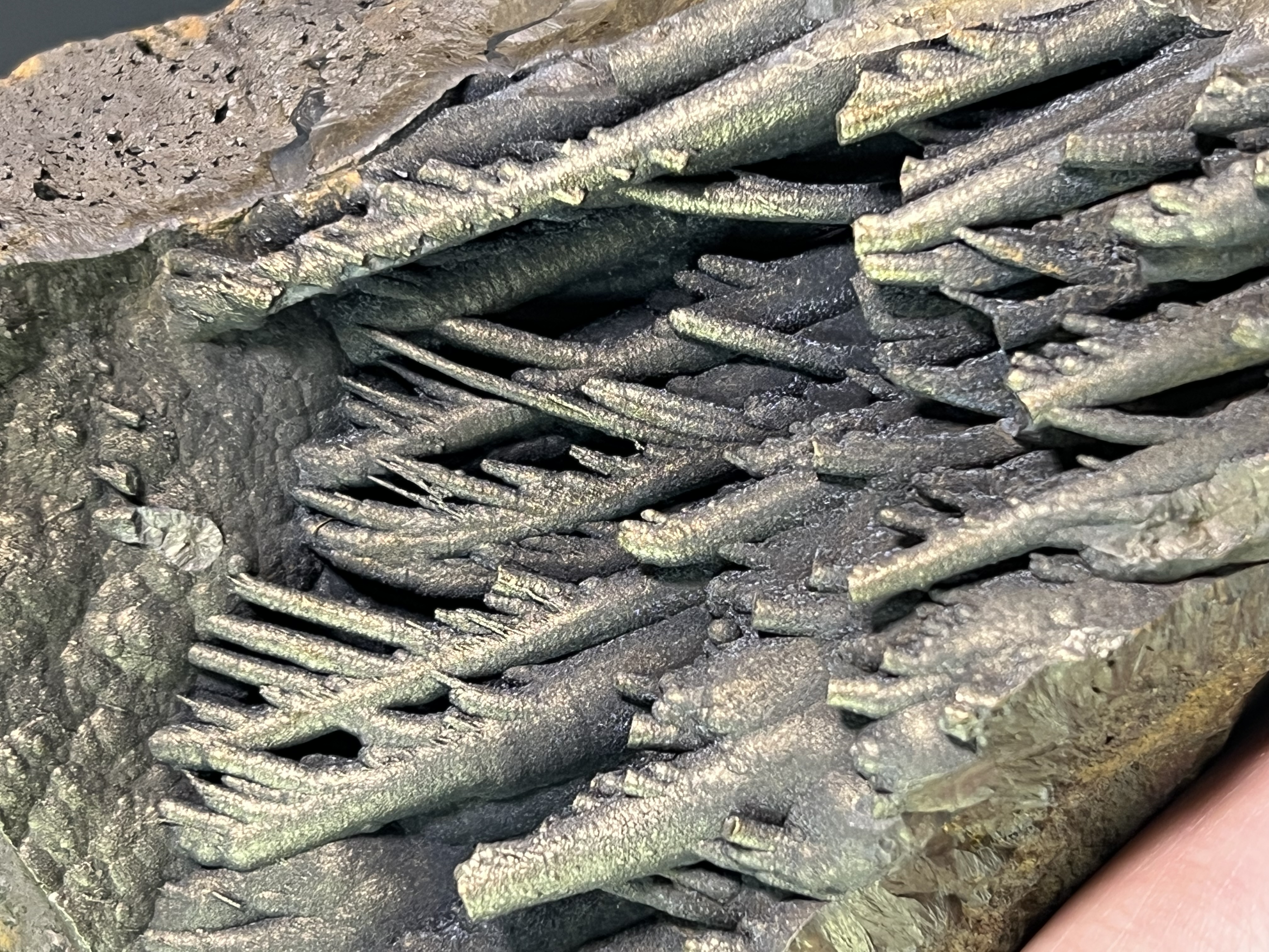 Museum Quality Very Special Golden Color Stalactite Goethite 