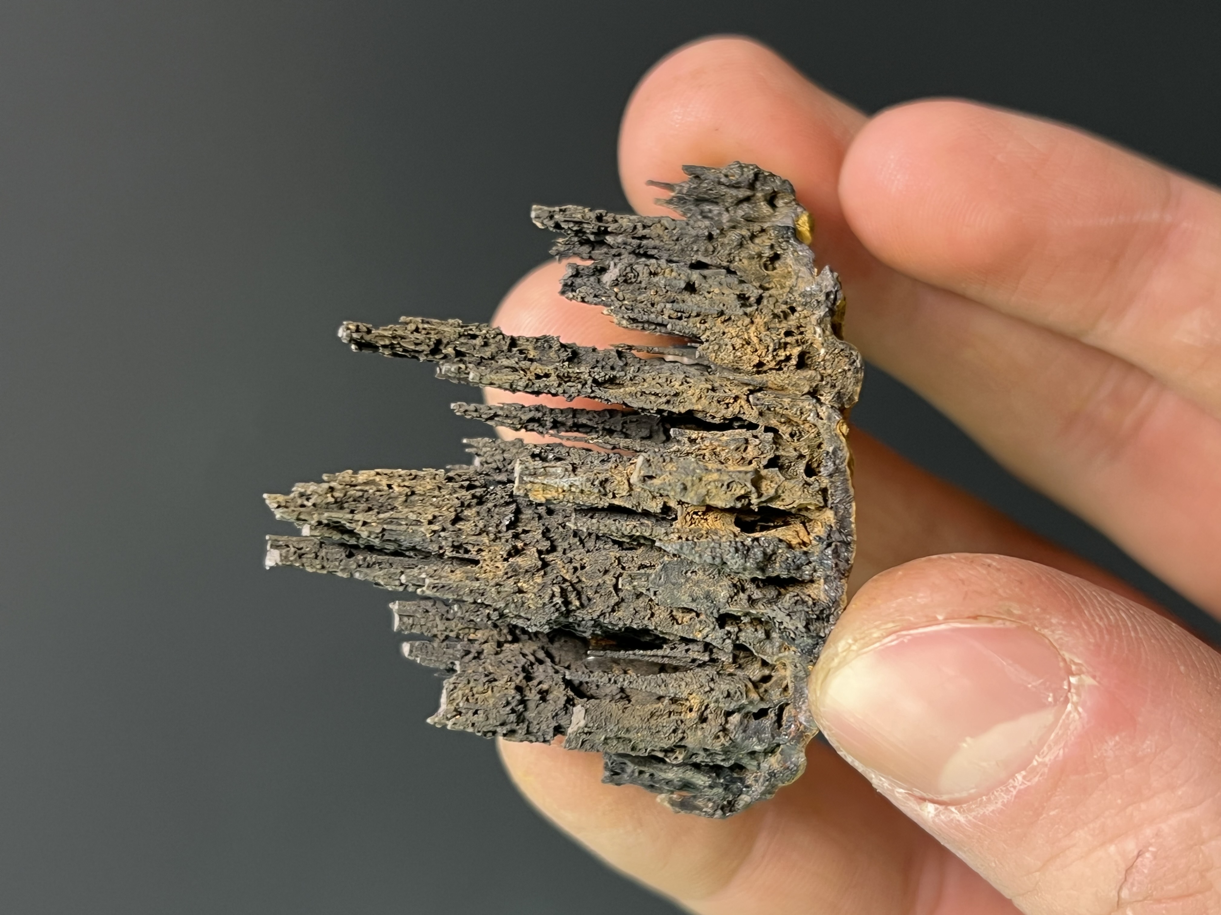 Specularite With Museum Quality Stalactite Goethite 