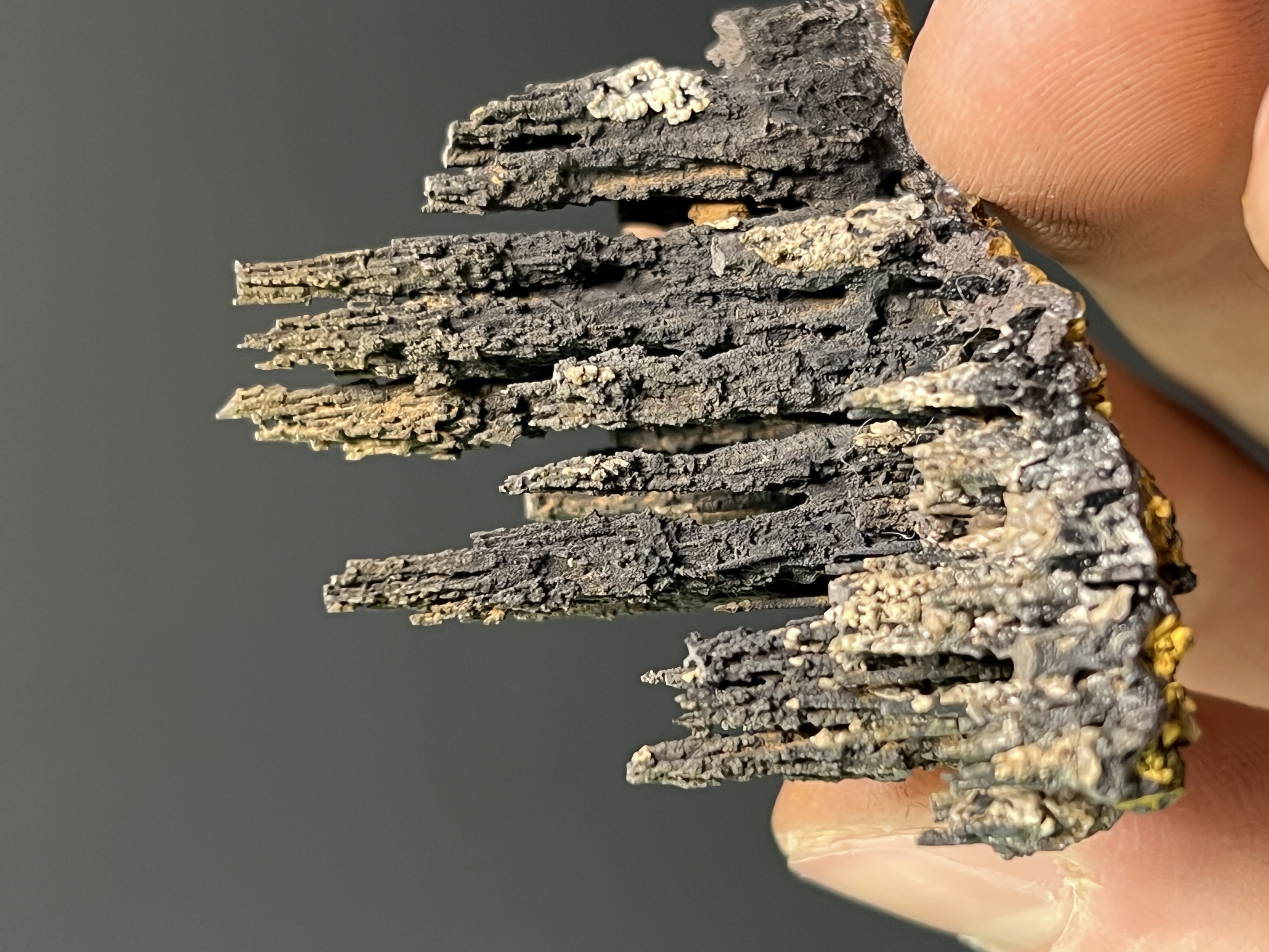 Specularite With Museum Quality Stalactite Goethite 
