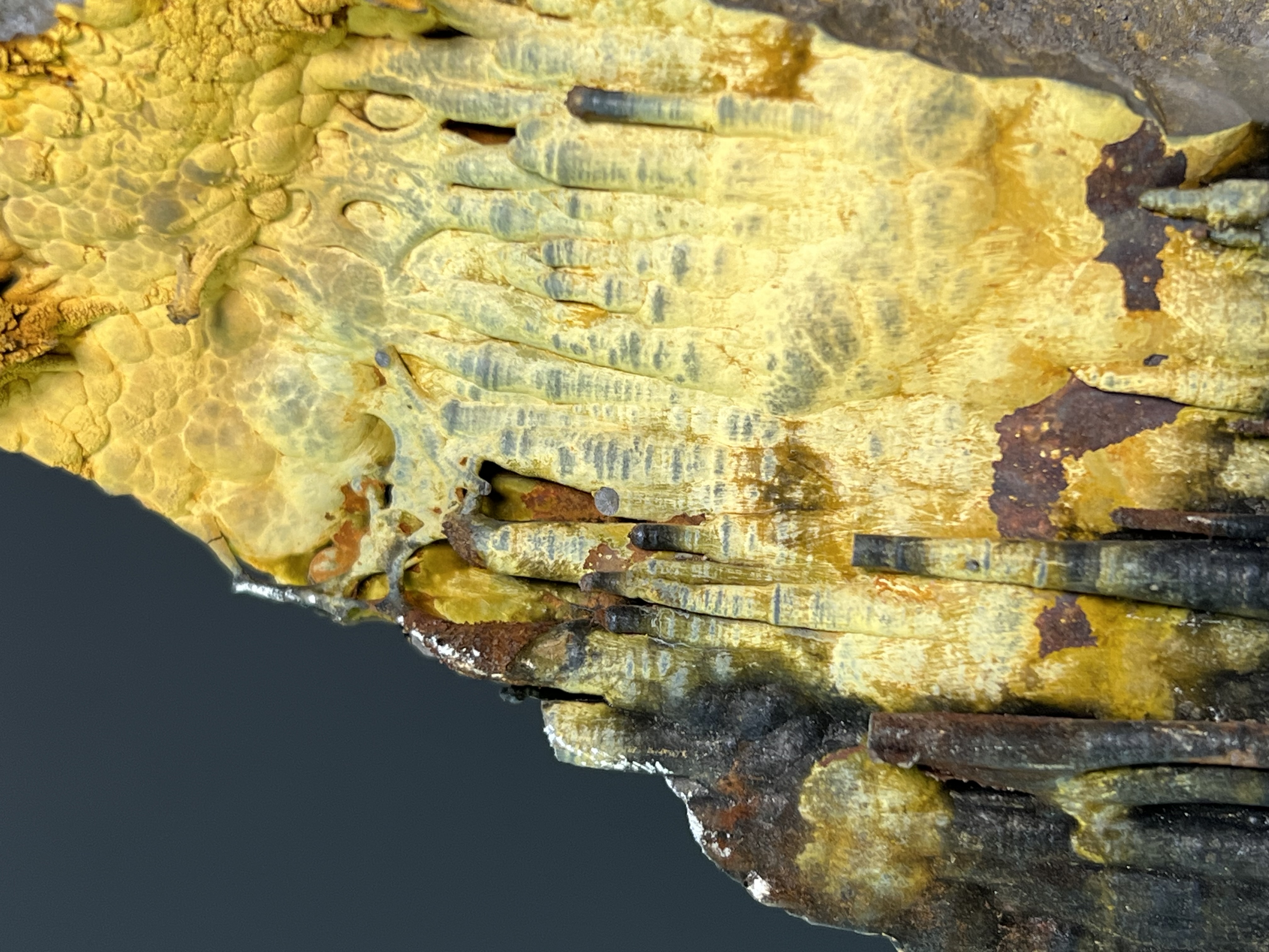 Limonite With Stalactite Goethite Mineral