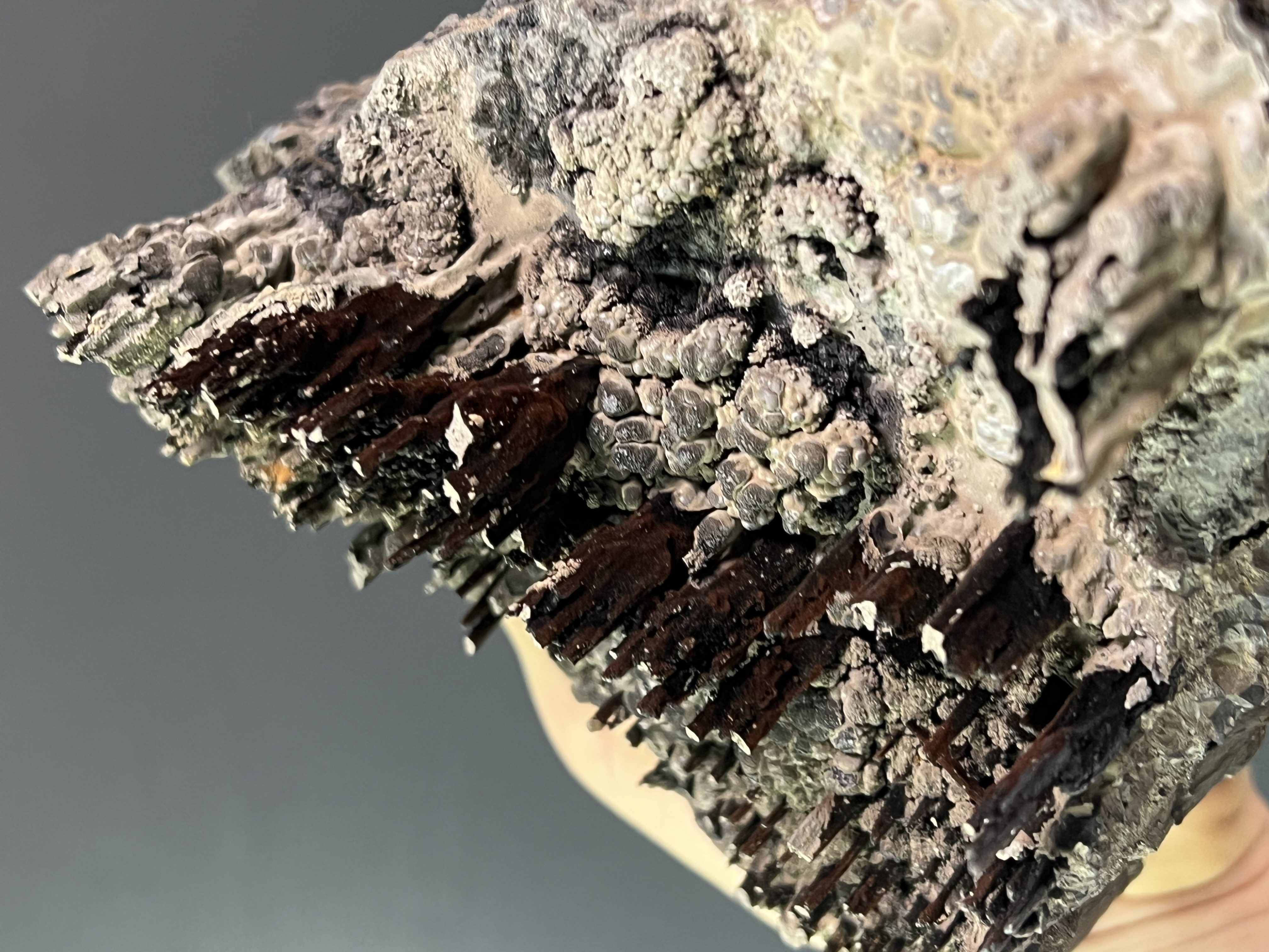 Very Special Specularite And Limonite With Stalactite Goethite 