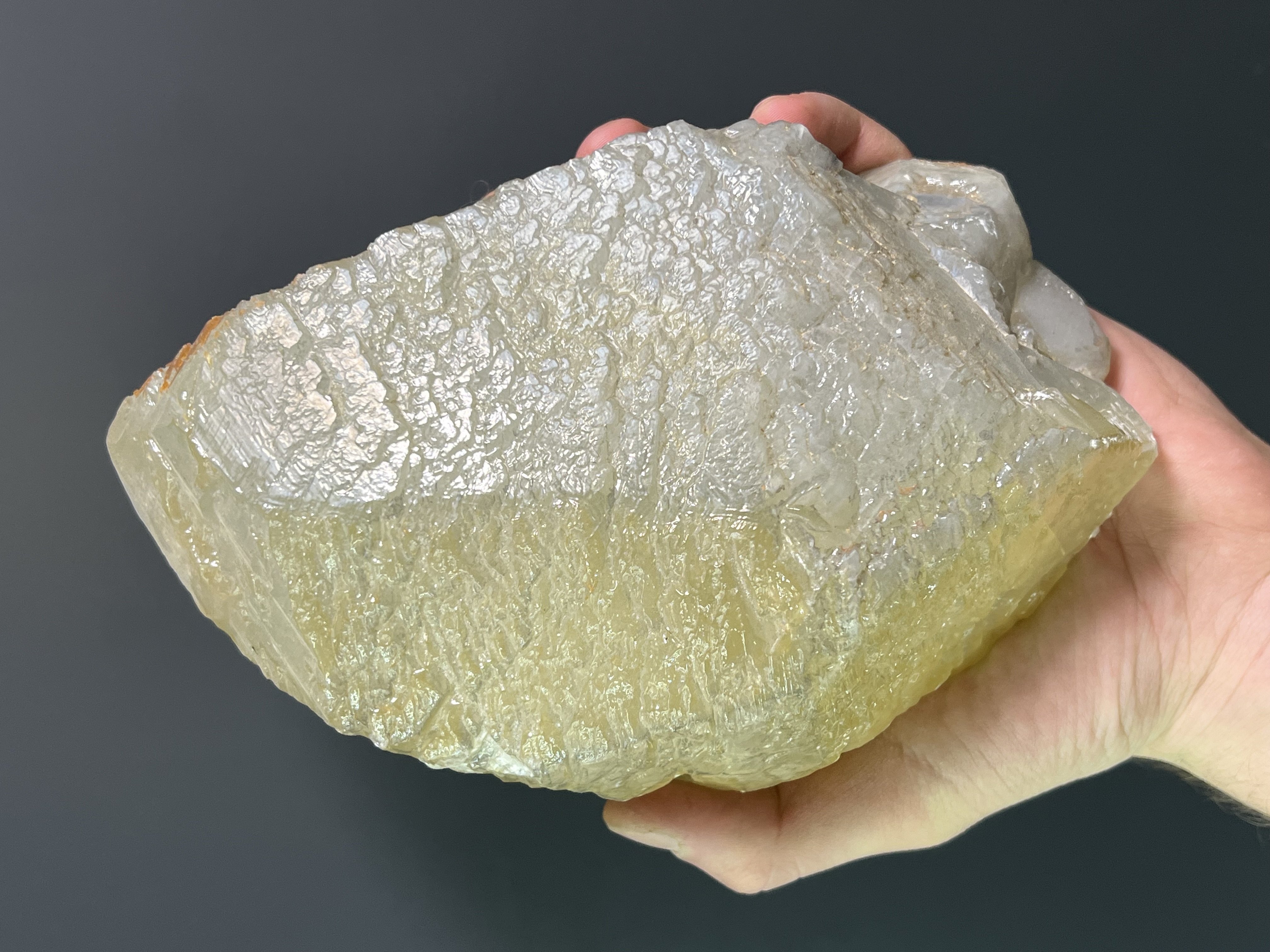 Yellow Crystal Calcite Specimen