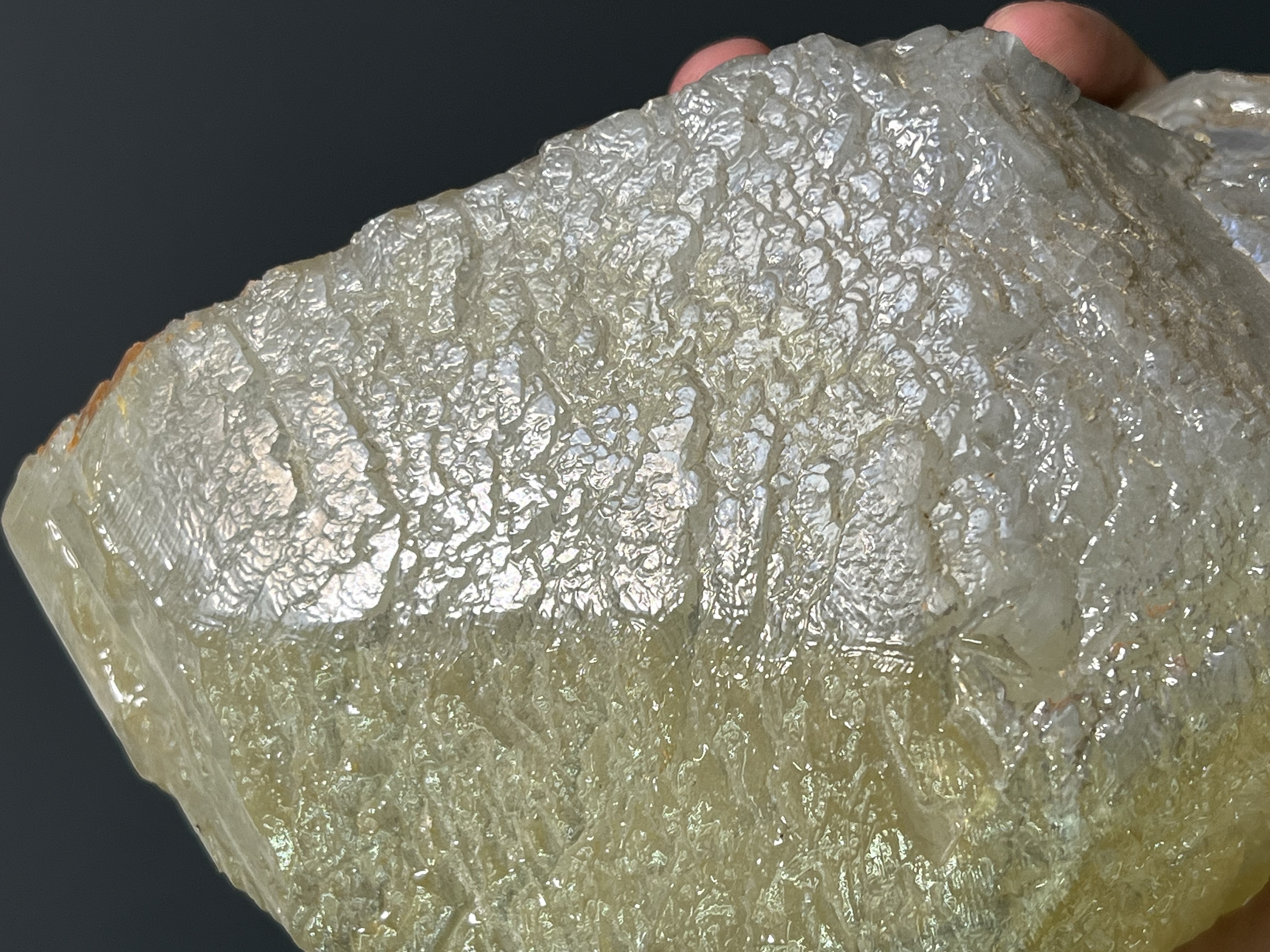 Yellow Crystal Calcite Specimen