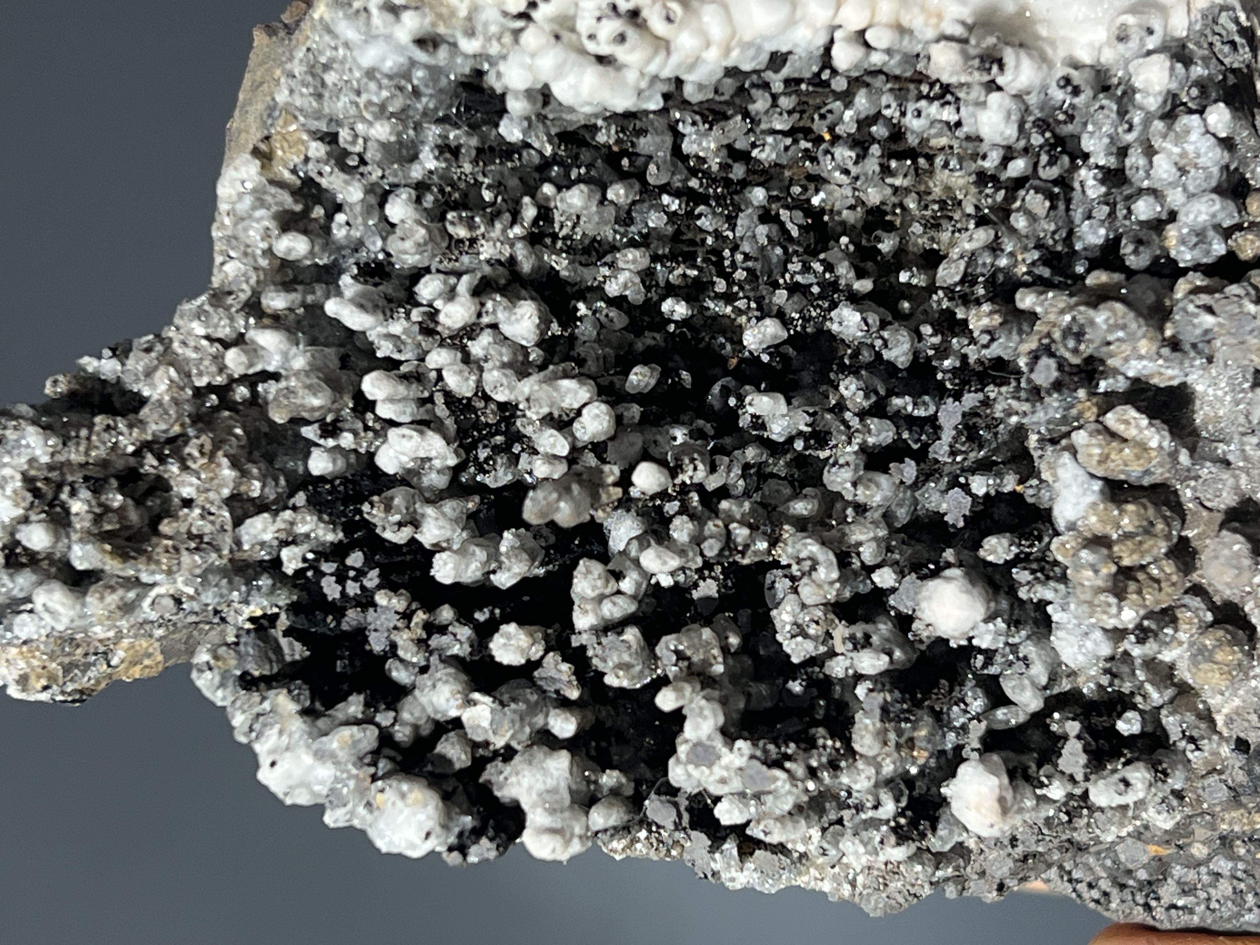 Museum Quality, Unique Crystal Calcite On Stalactite Goethite 