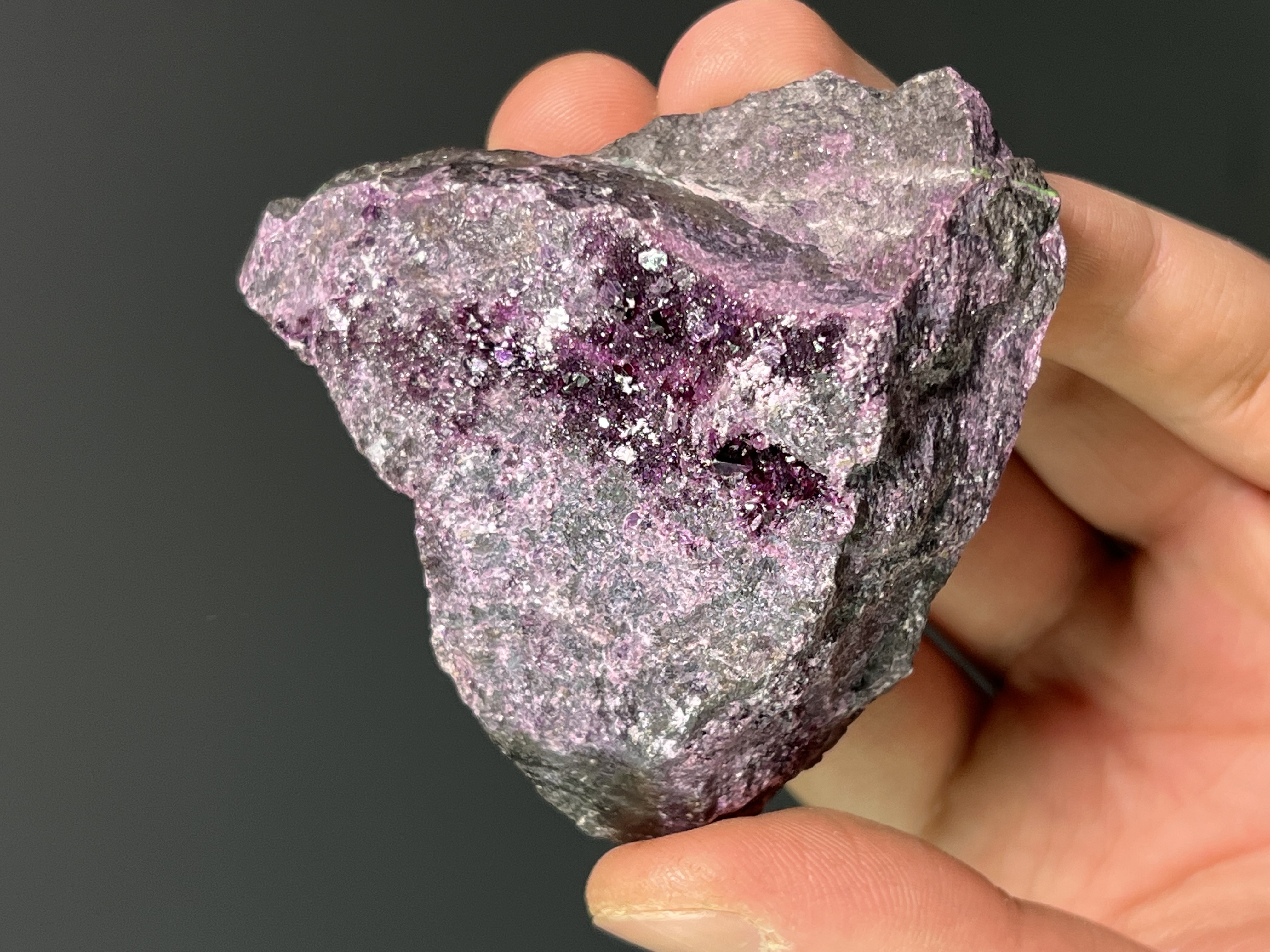 Very Special Two Sided Kammererite Specimen