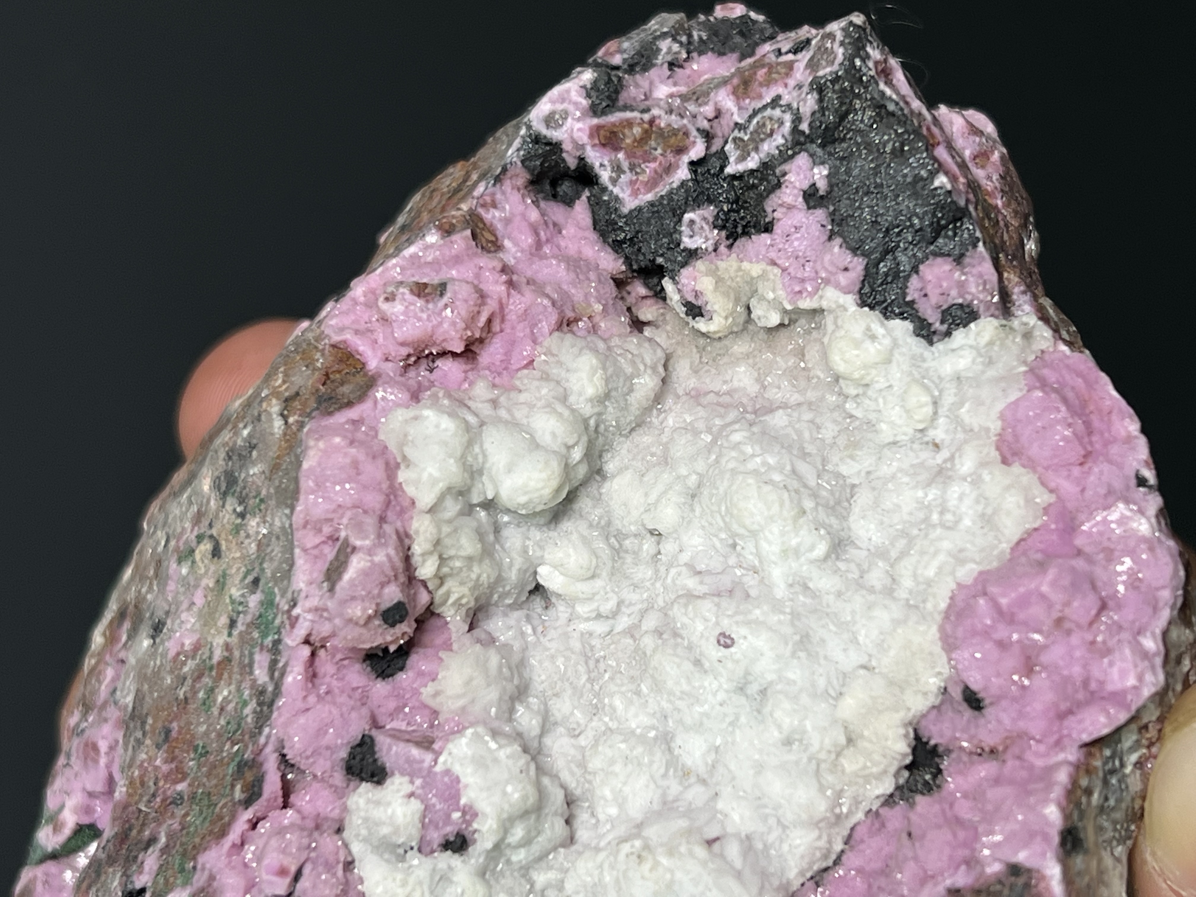 Calcite With Pink Cobaltian Calcite, 454gram