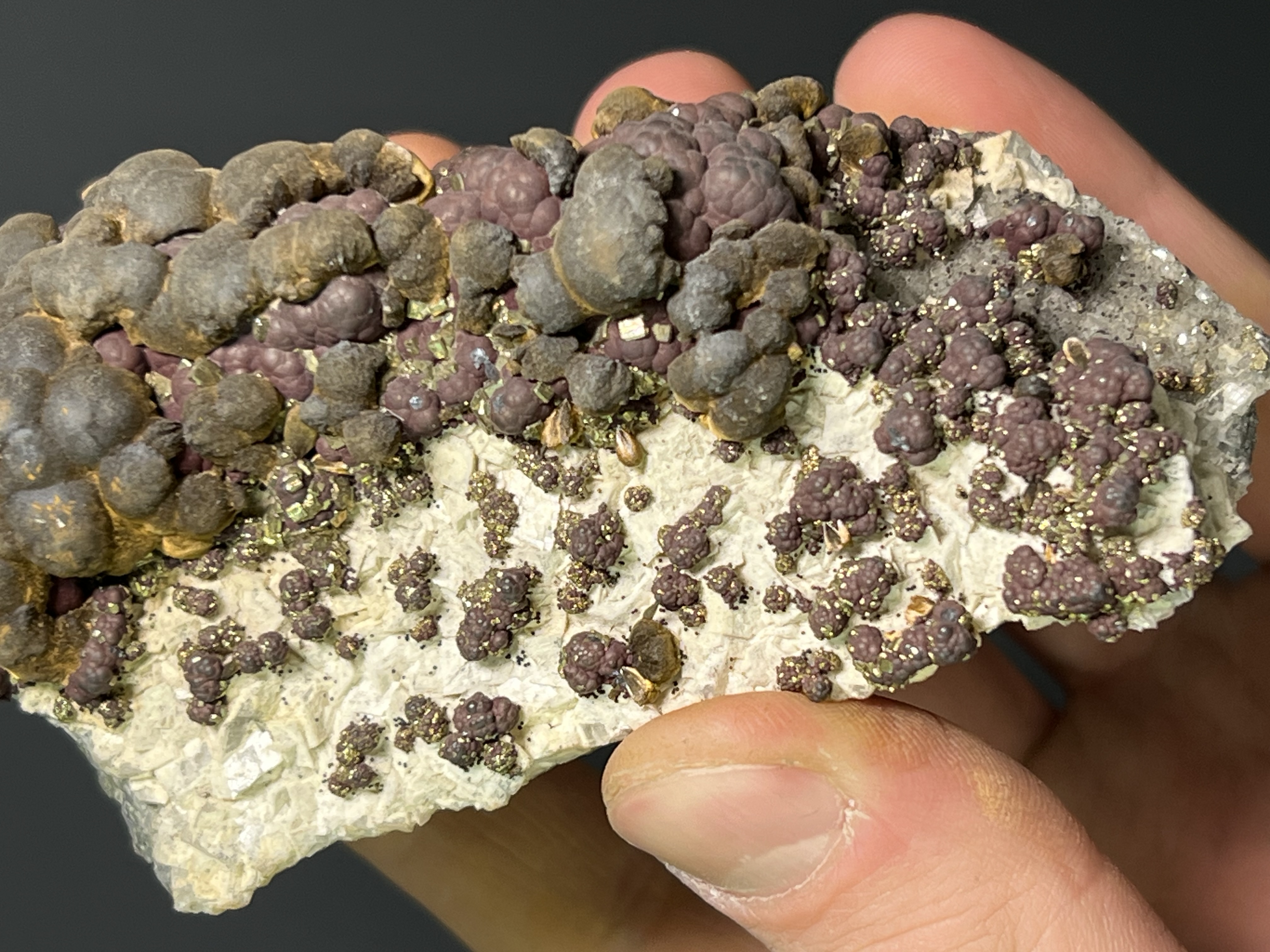 Beautiful Formation Reniform Goethite, Pyrite And Marcasite Specimen, 448gram