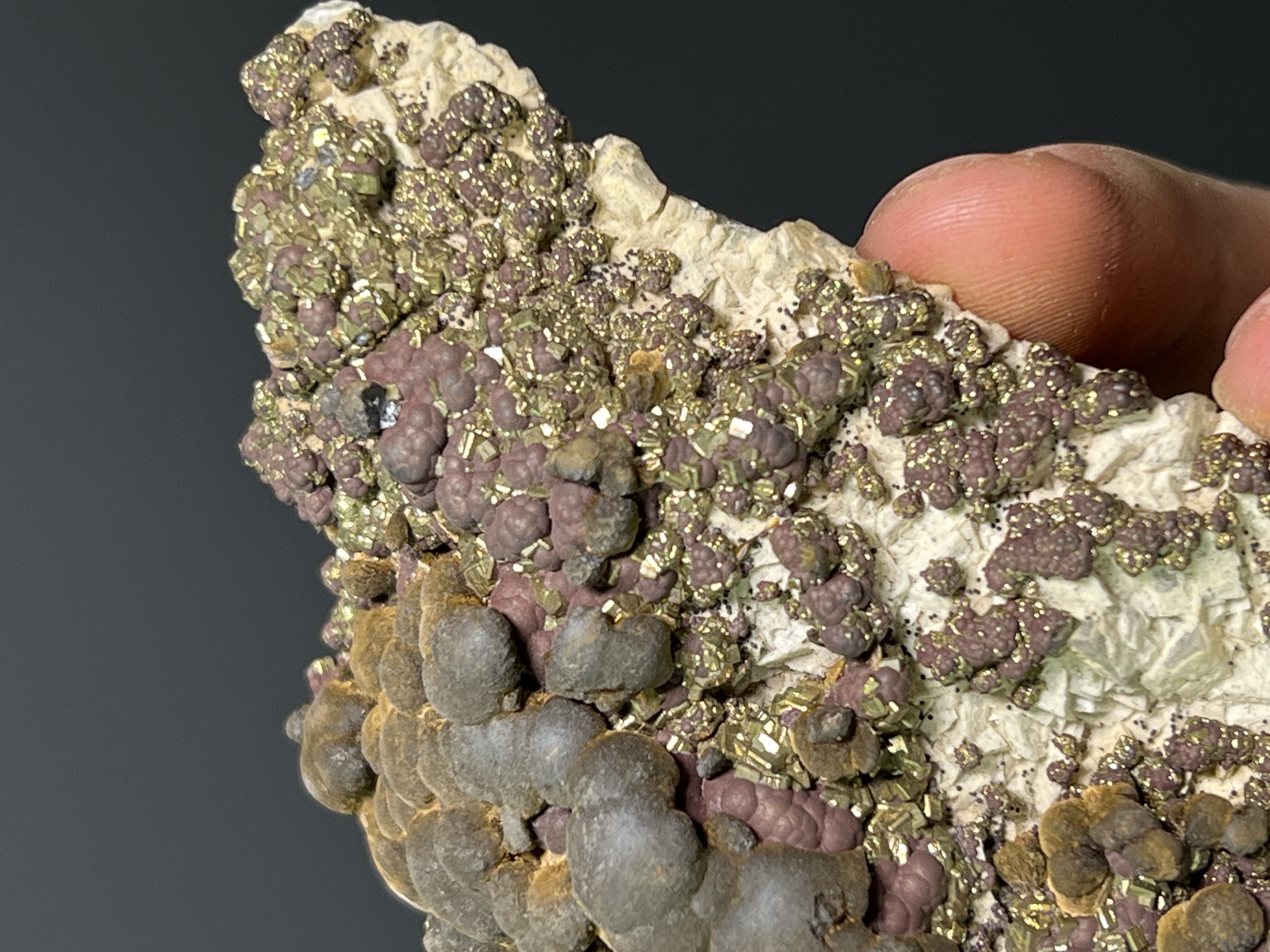 Beautiful Formation Reniform Goethite, Pyrite And Marcasite Specimen, 448gram