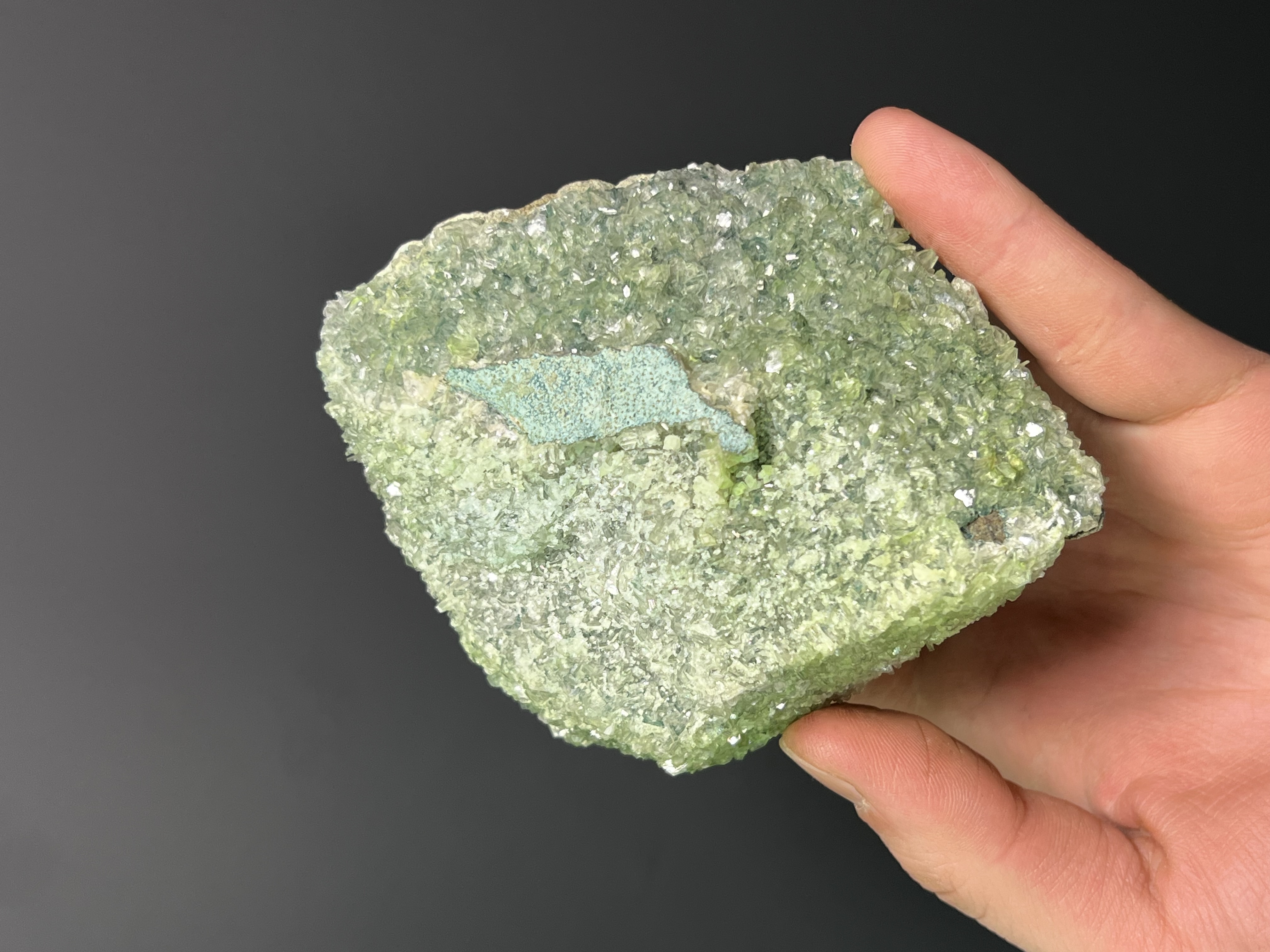 Special Green Selenite Crystal, 480gram