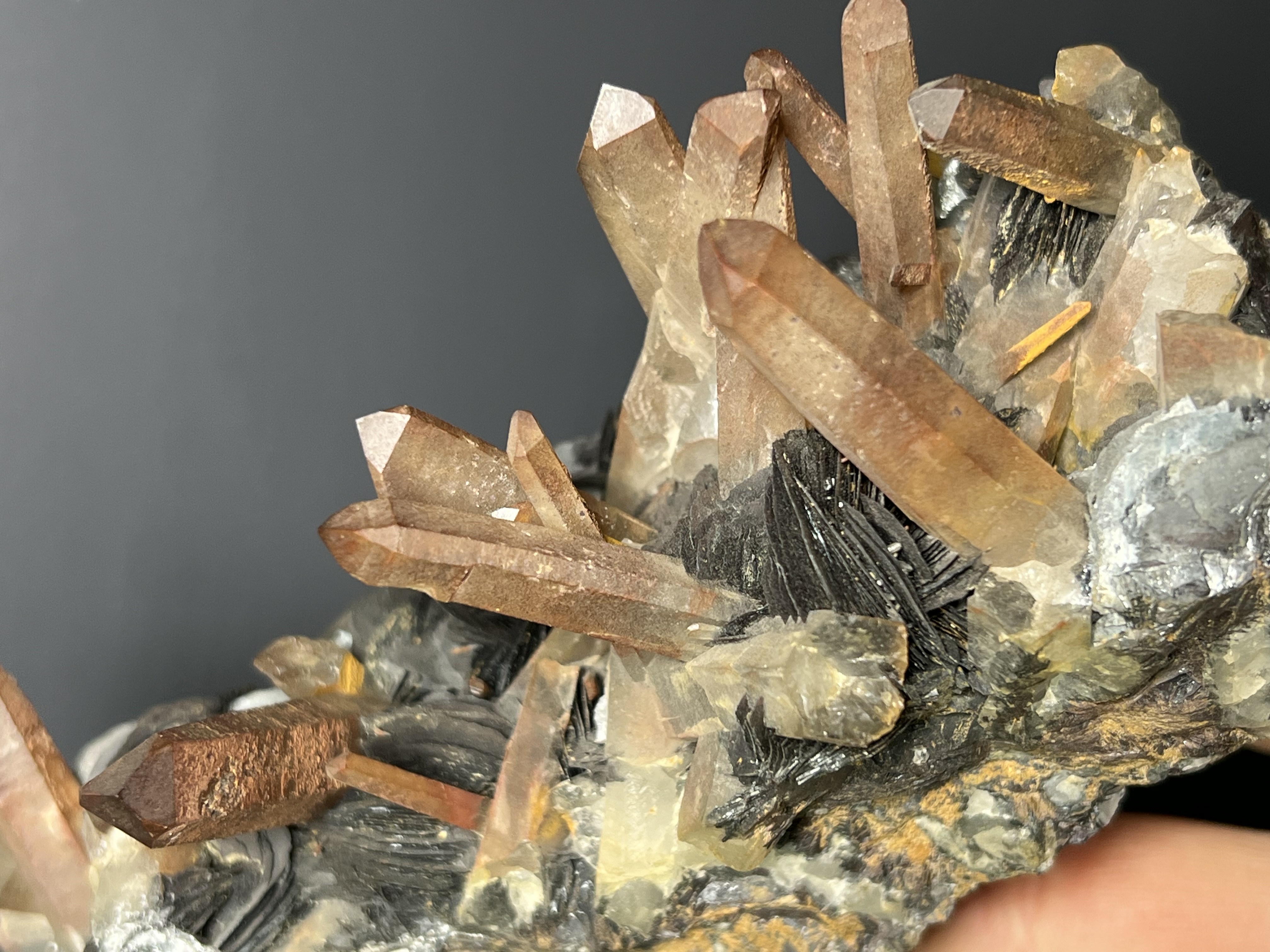 Museum Grade, Rose Hematite Quartz Specimen, 920gram