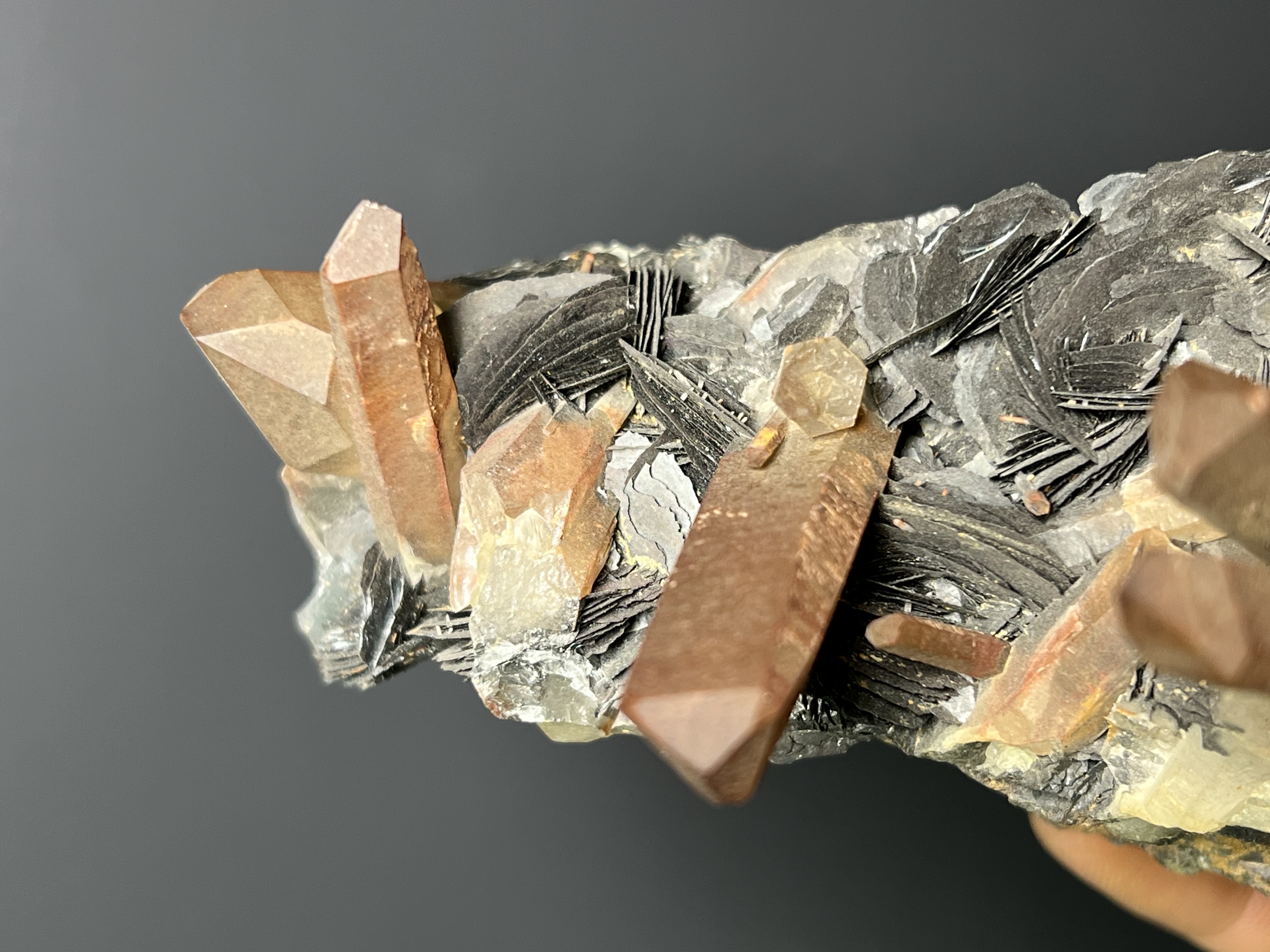 Museum Grade, Rose Hematite Quartz Specimen, 920gram