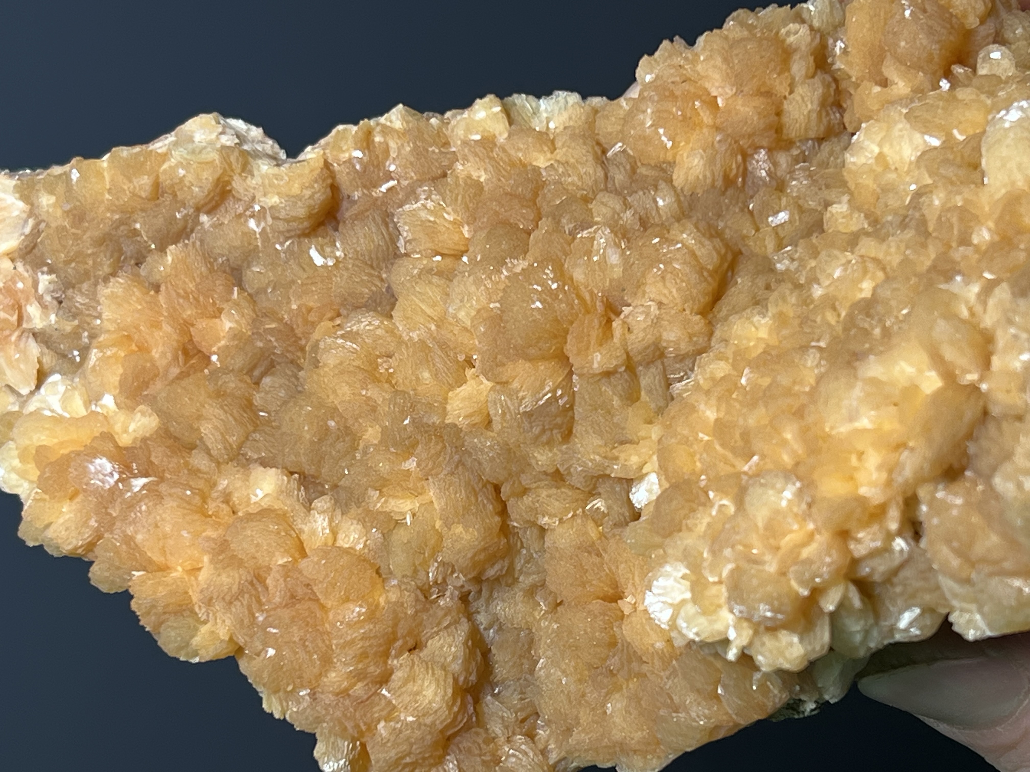 Orange Stilbite Specimen, 415gram