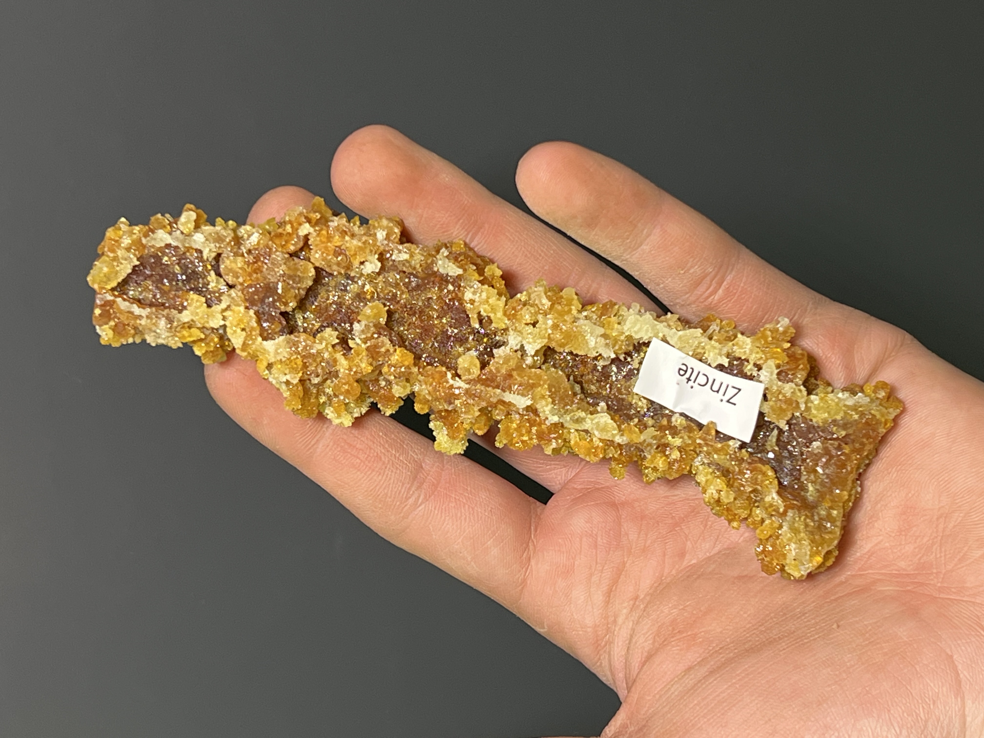 Museum Grade Hydro Zincite Specimen, 224gram