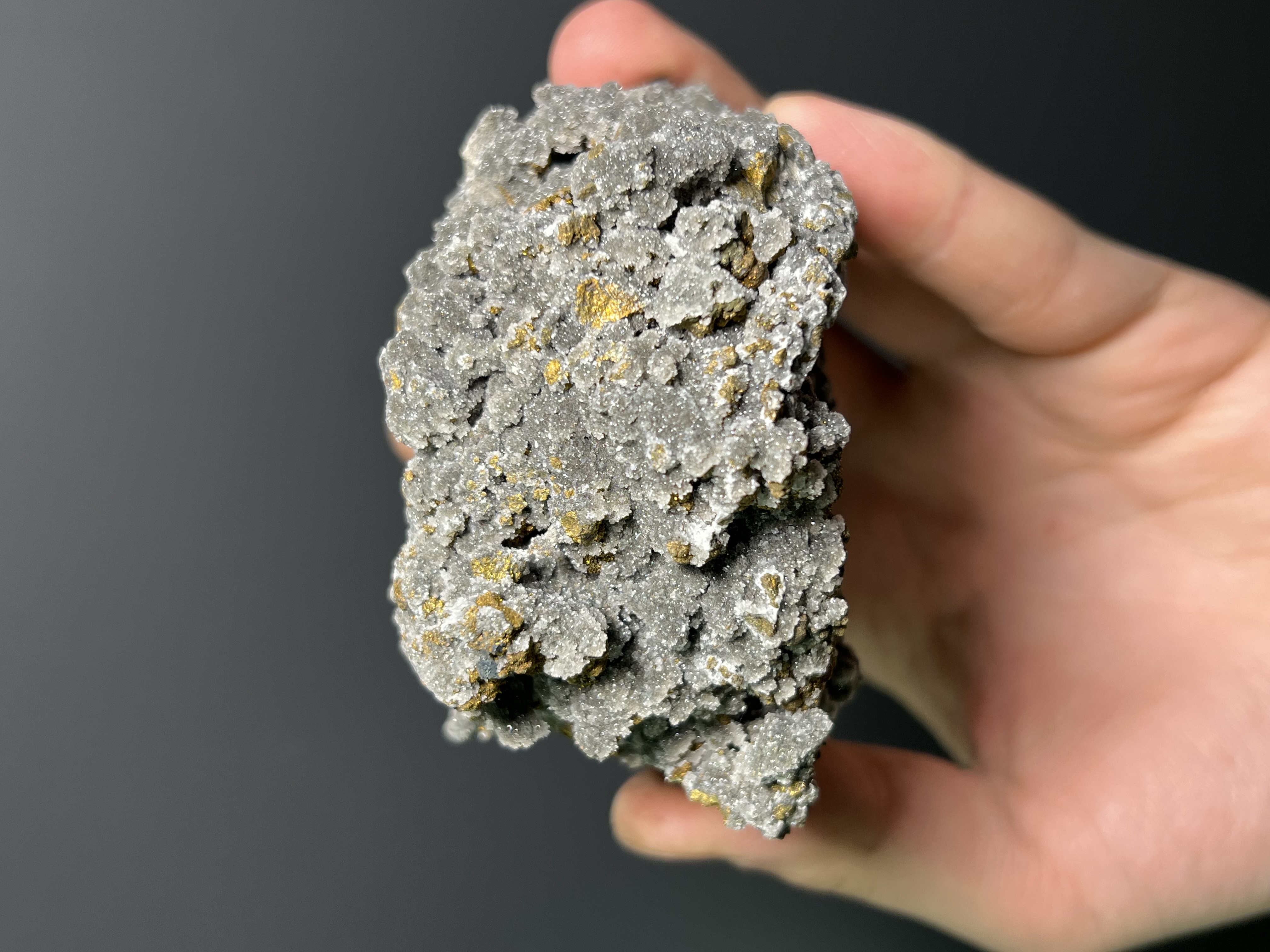 Calcite And Dolomite With Chalcopyrite, 440gram