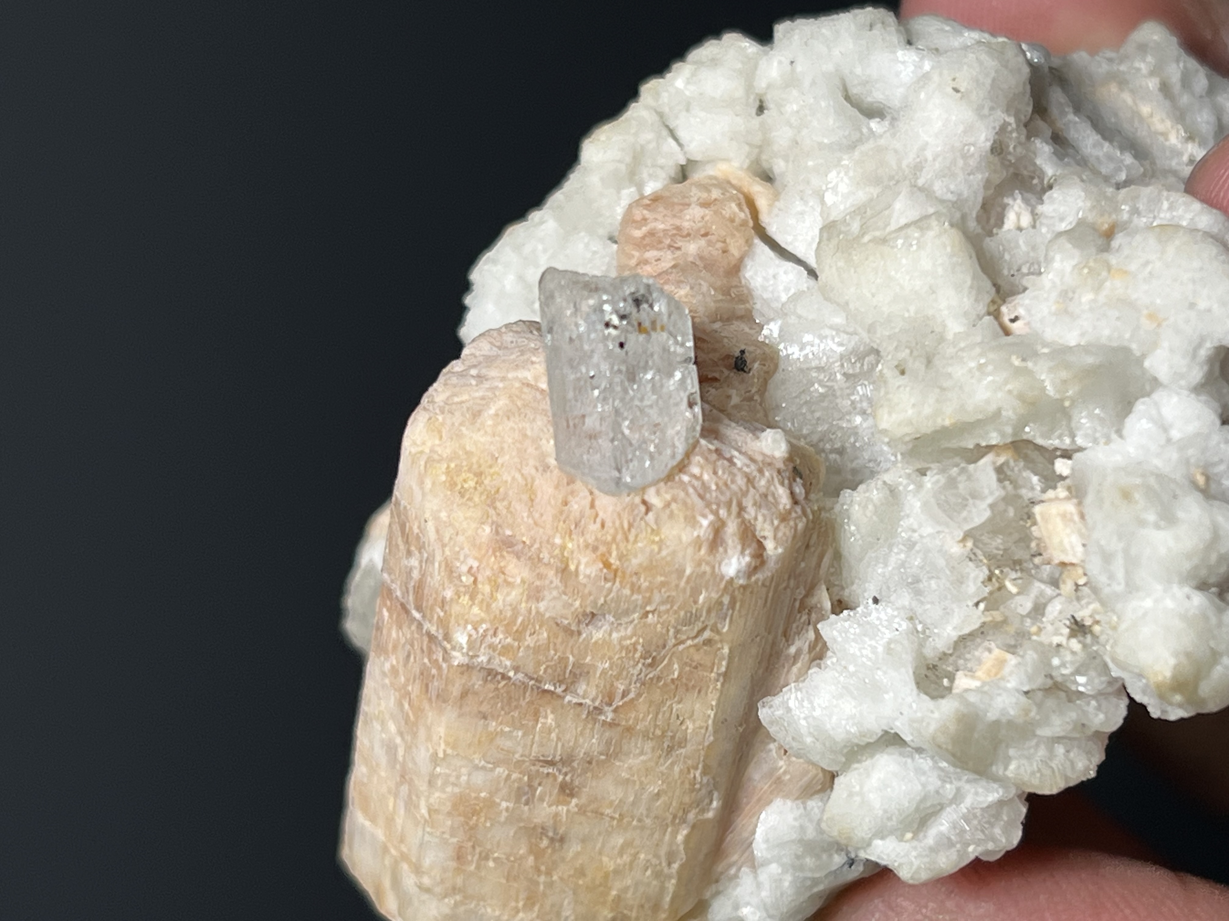 Blue Topaz On Matrix, 110gram