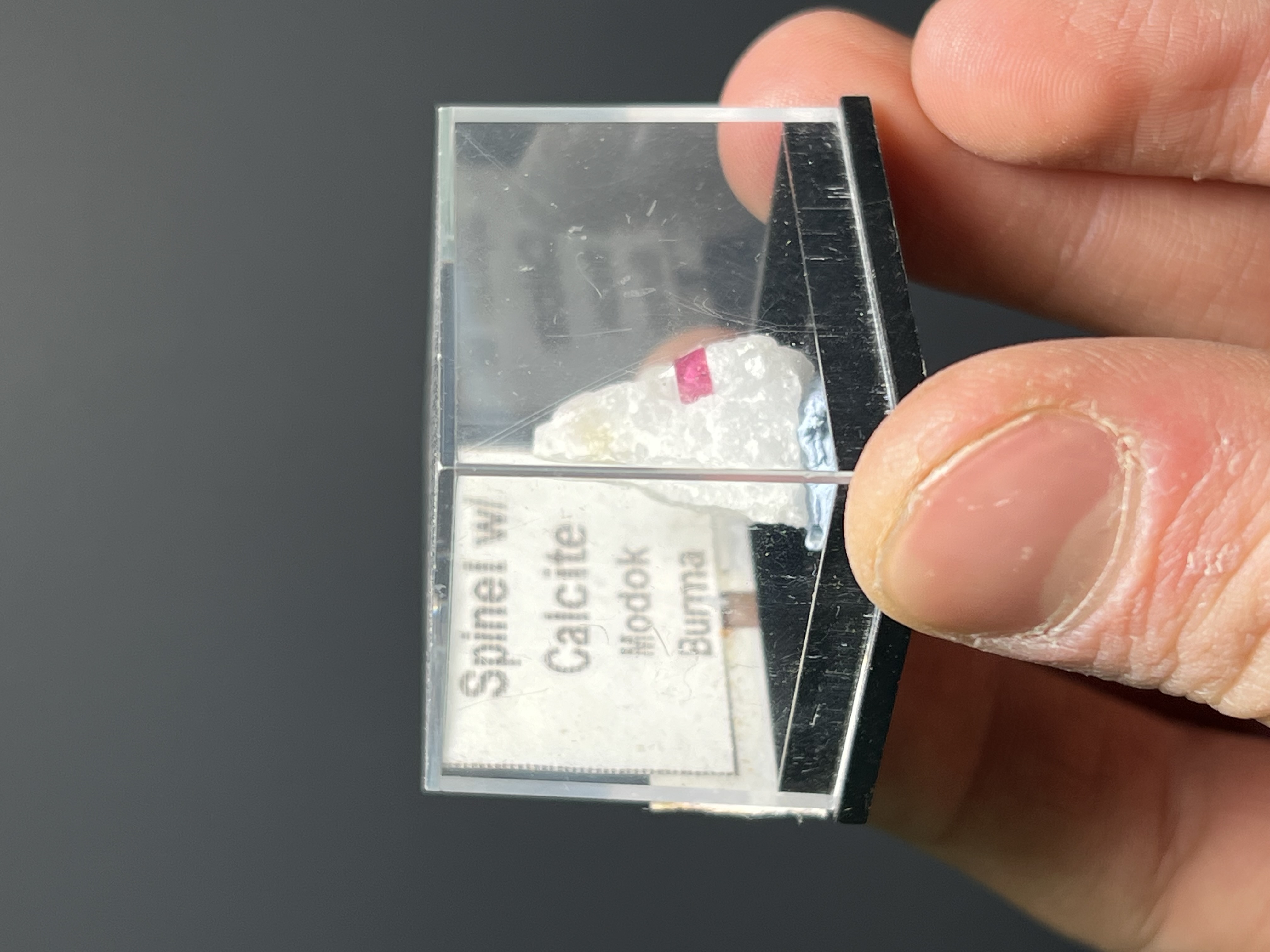 Spinel With Calcite Specimen 