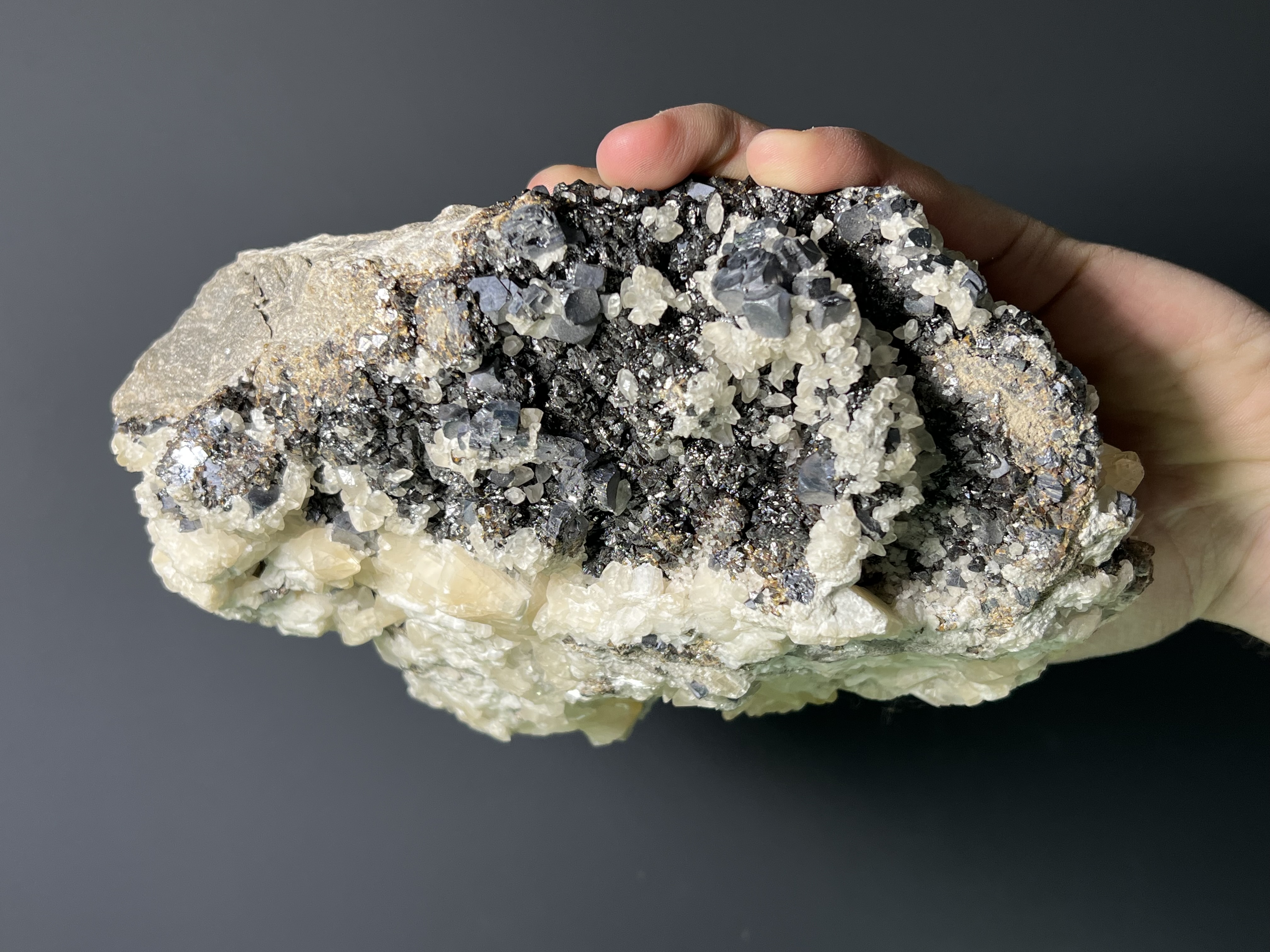 Galena With Sphalerite Crystals, 3,8kg