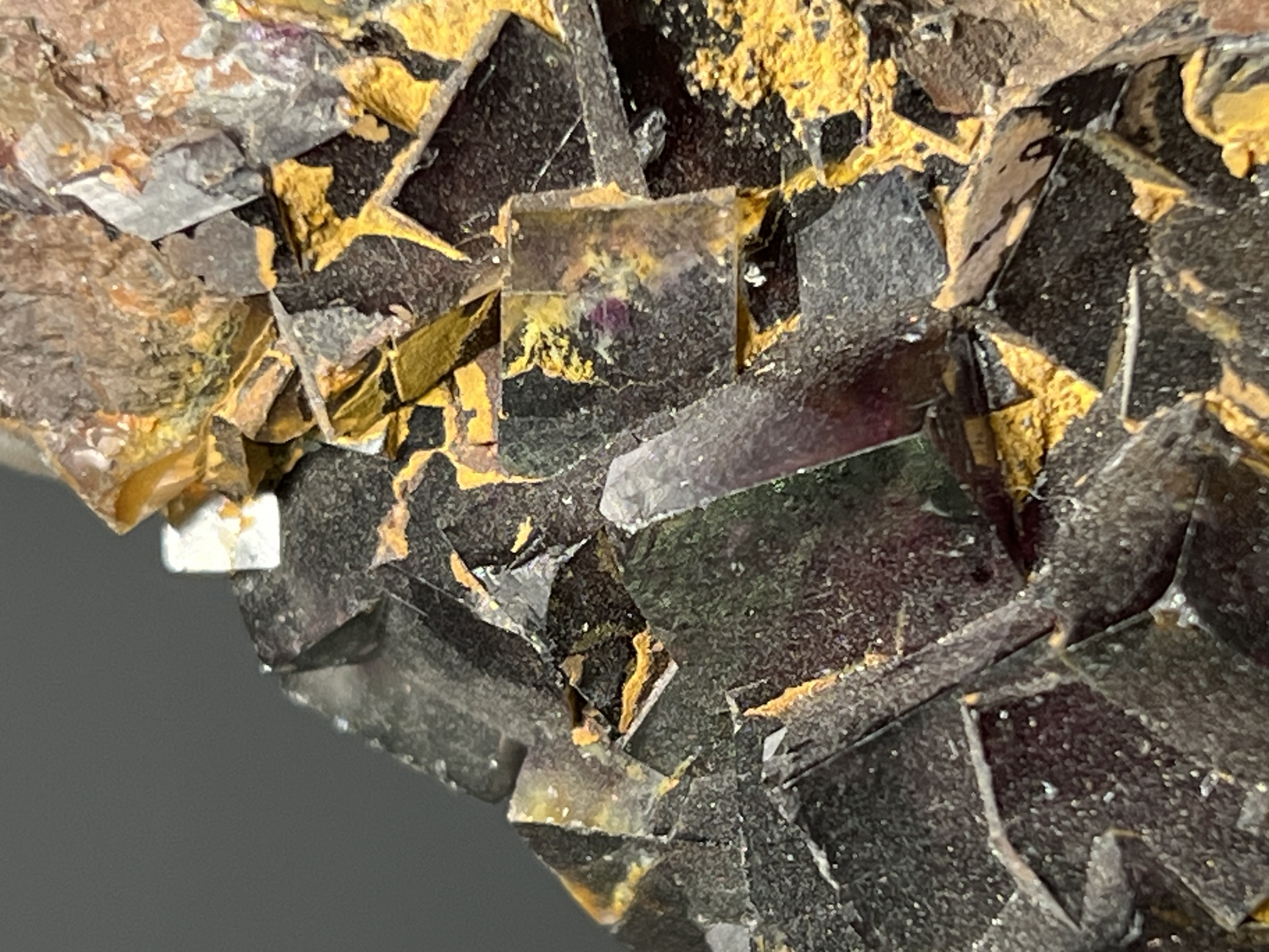 Dark Purple Fluorite Specimen, 216gram