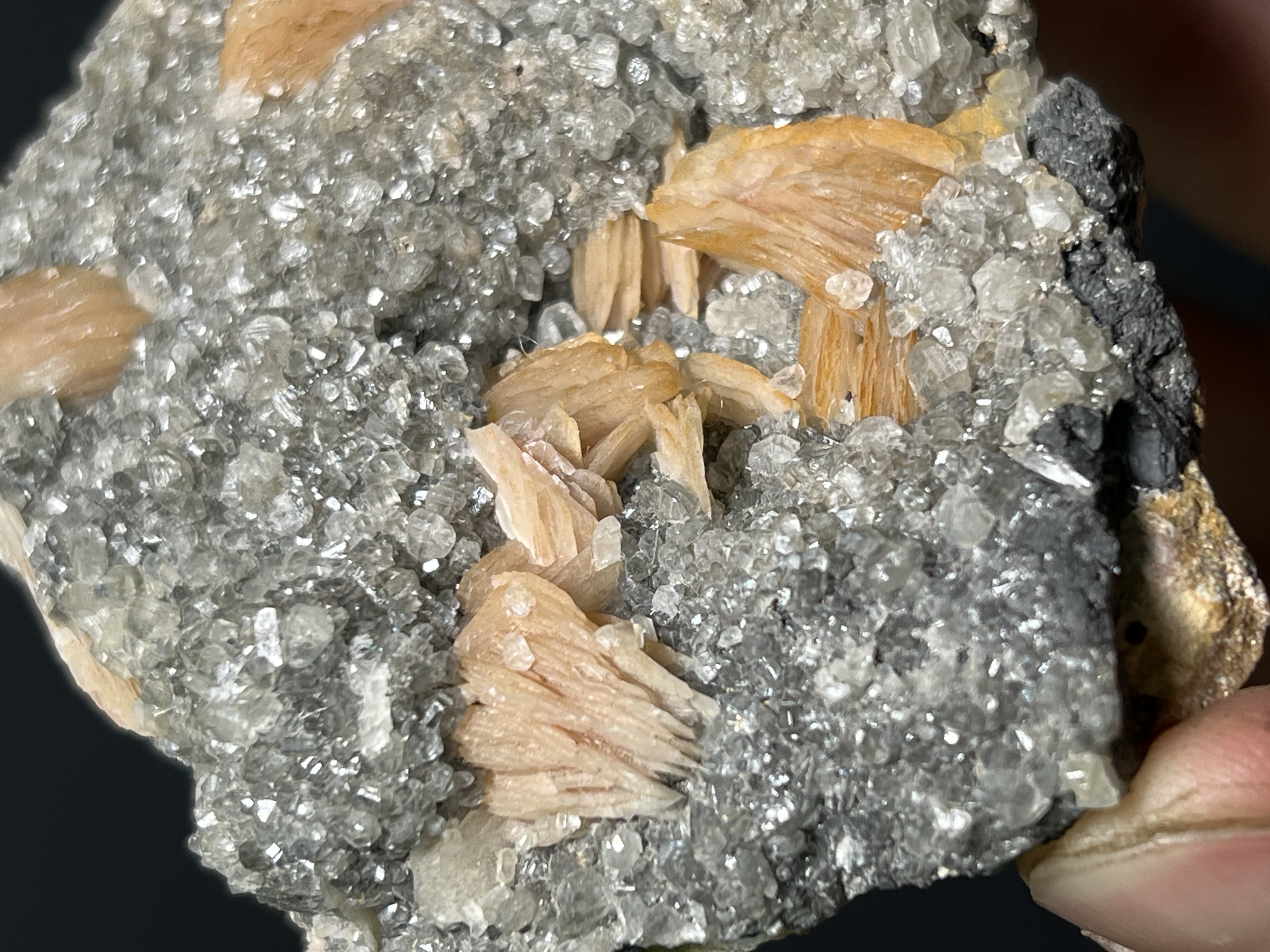 Barite With Calcite Specimen, 346gram