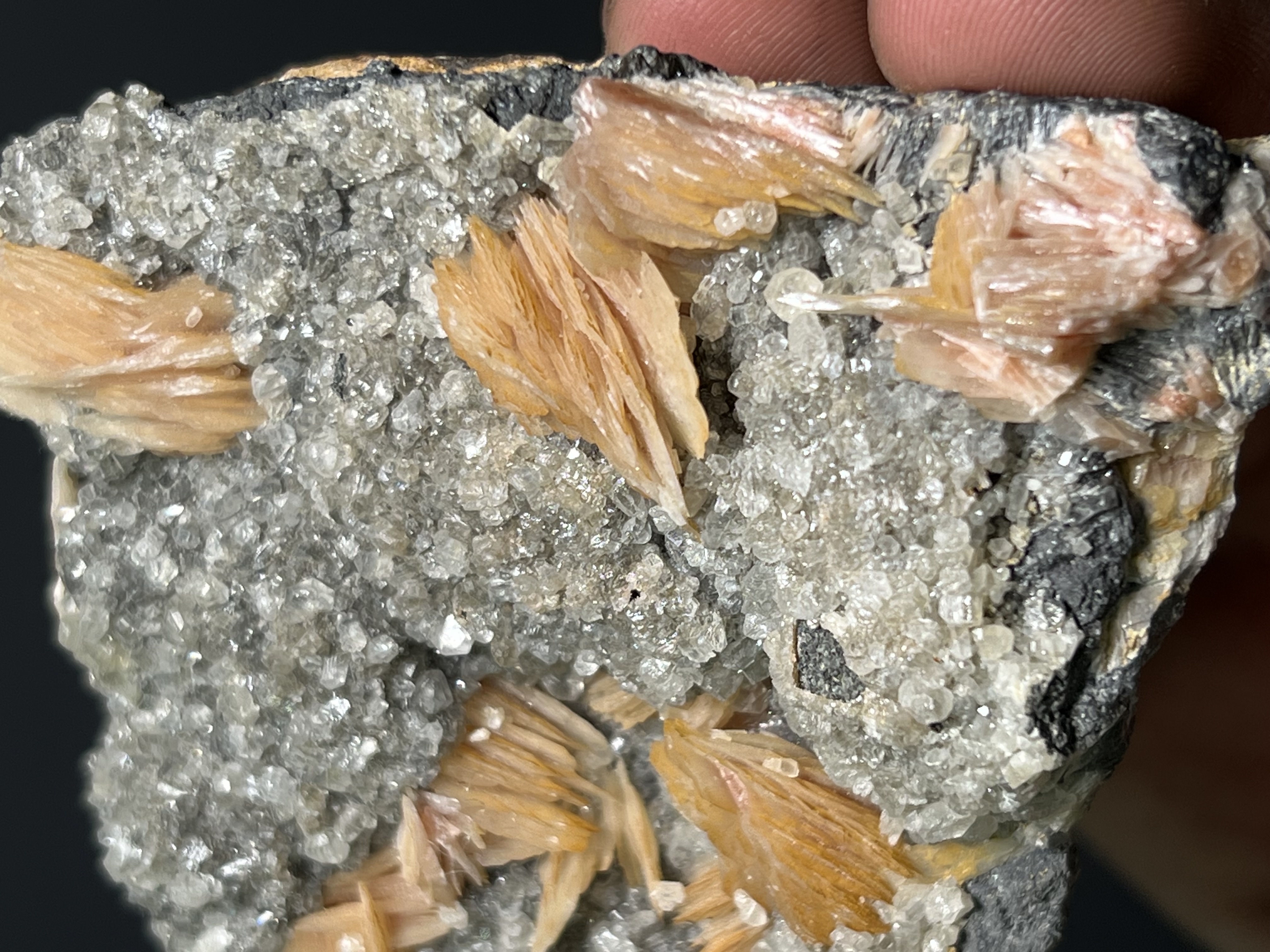 Barite With Calcite Specimen, 346gram