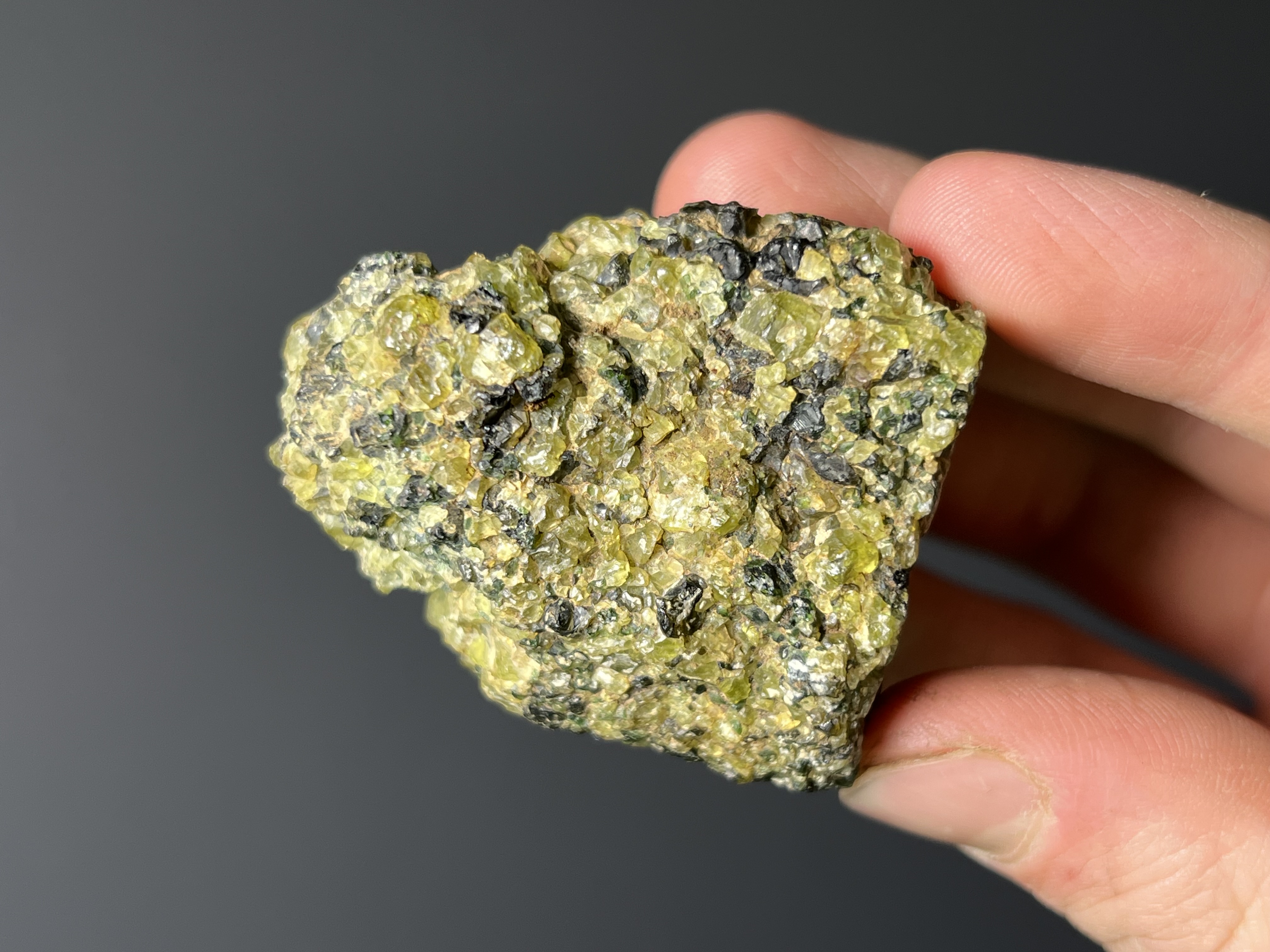 Olivine (Micro Sample) Specimen, 142gram