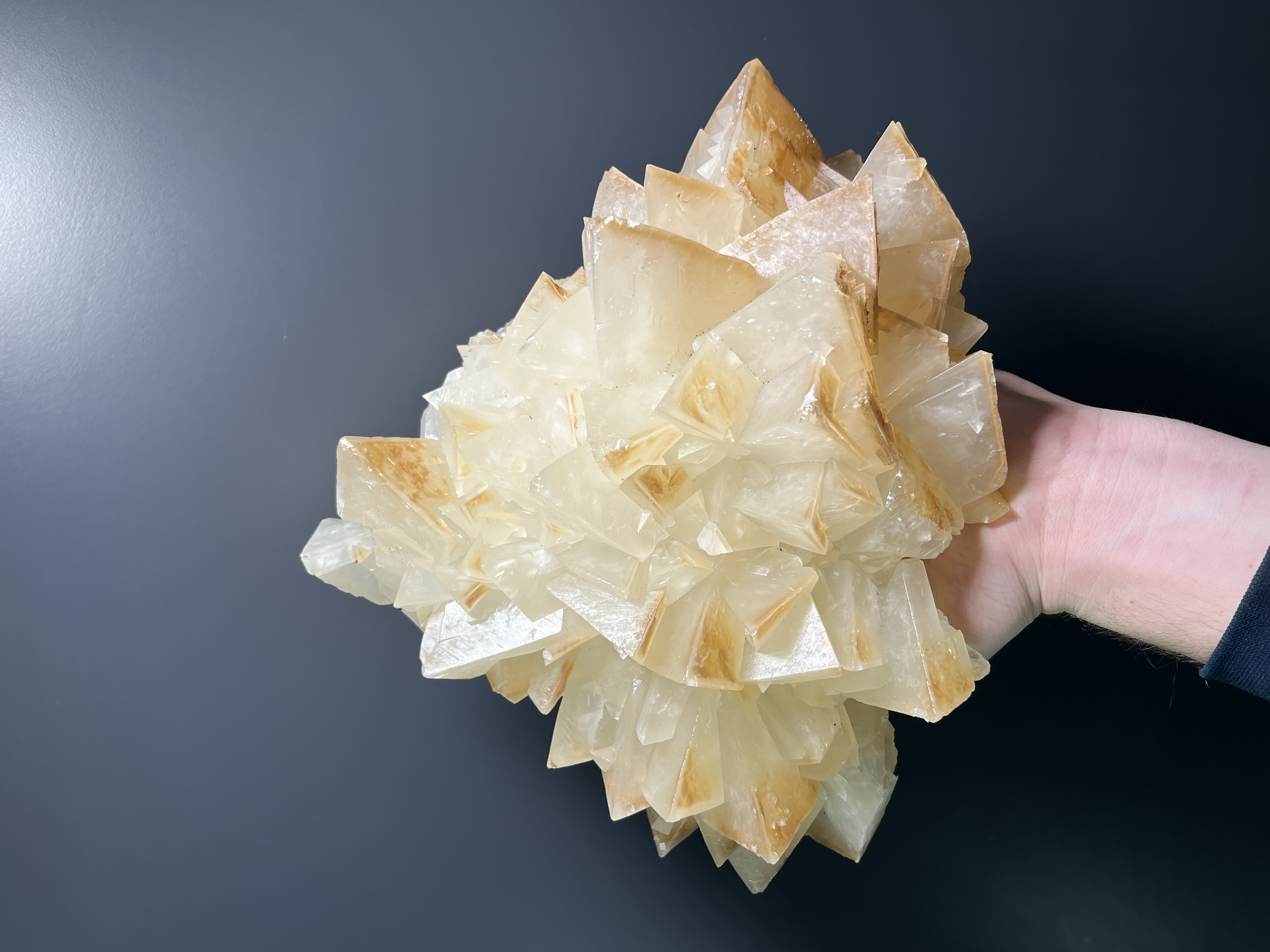 Large Size Special Yellow Crystal Calcite, 6,1kg
