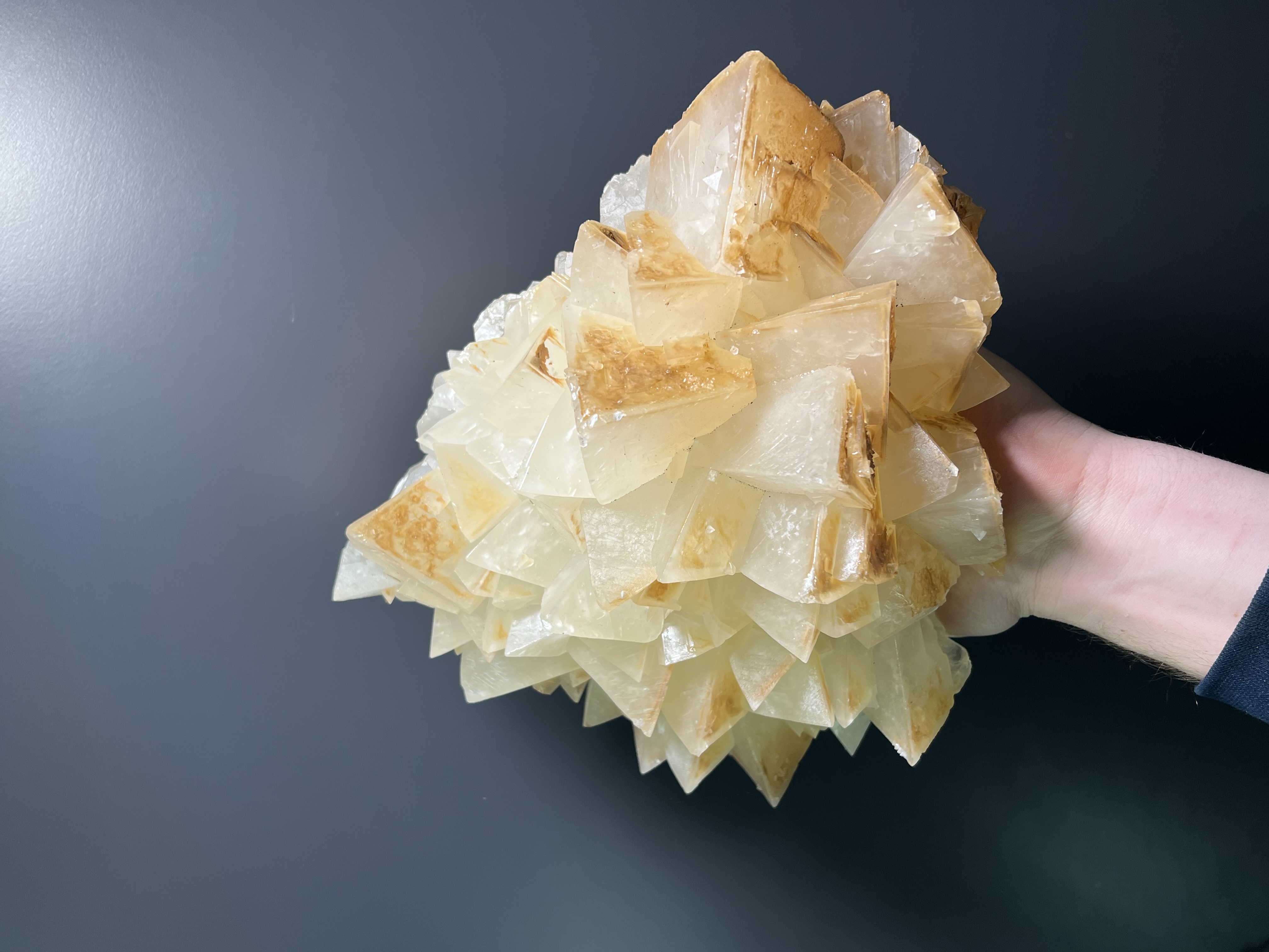 Large Size Special Yellow Crystal Calcite, 6,1kg